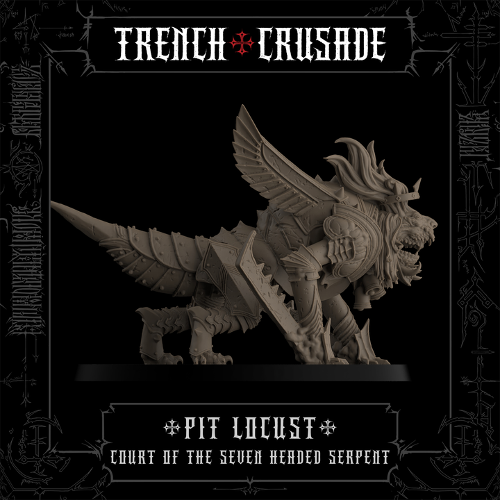 Pit Locust (Official) by Factory Fortress, is a proxy for Pit Locust, in Court of the Seven Headed Serpent.