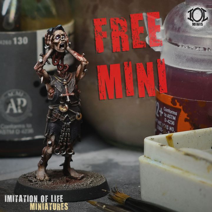 Heretic Herald by Imitation of Life Miniatures, is a proxy for Heretic Chorister, in Heretic Legion.