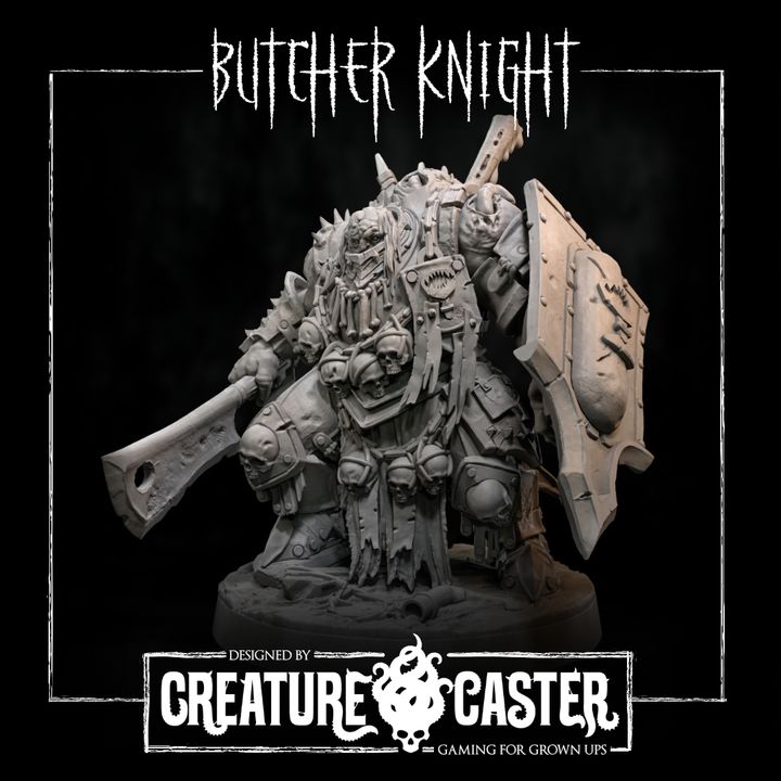 Butcher Knight by TheGreatHunger, is a proxy for Butcher Knight, in Cult of the Black Grail.