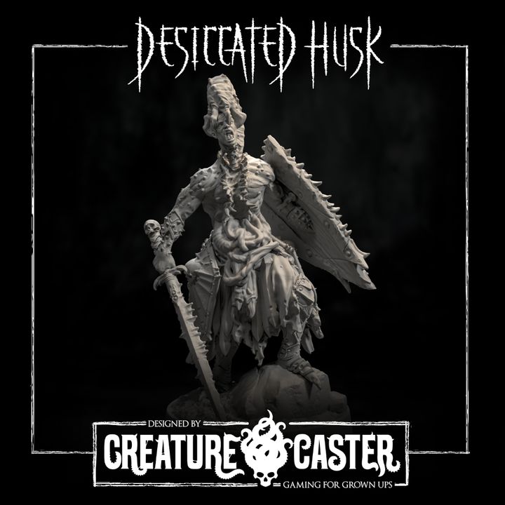 Dessicated Husk by TheGreatHunger, is a proxy for Dessicated Husk, in Cult of the Black Grail.