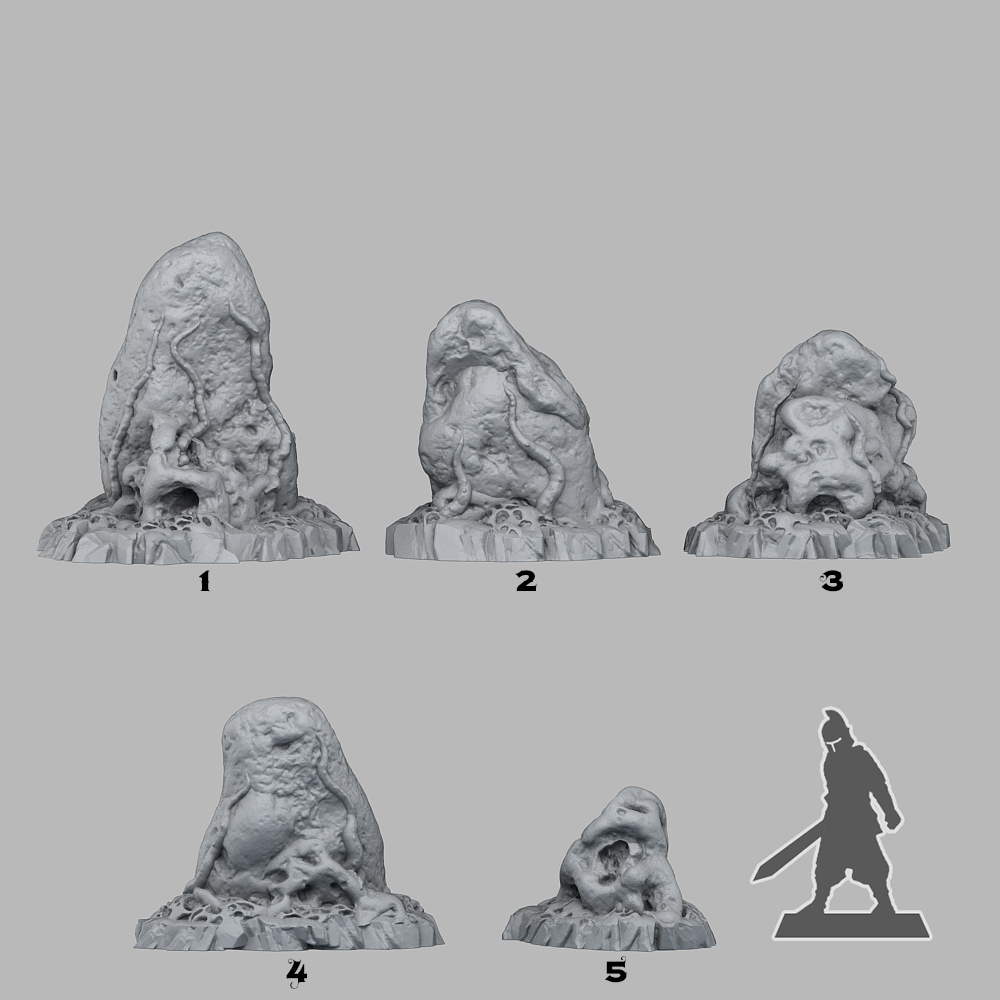 WAR OF THE WORLDS STONES by Fantastic-Plants-And-Rocks - emmanuel, fantastic, kickstarter, lepas, plants, rocks, supported - Image 2