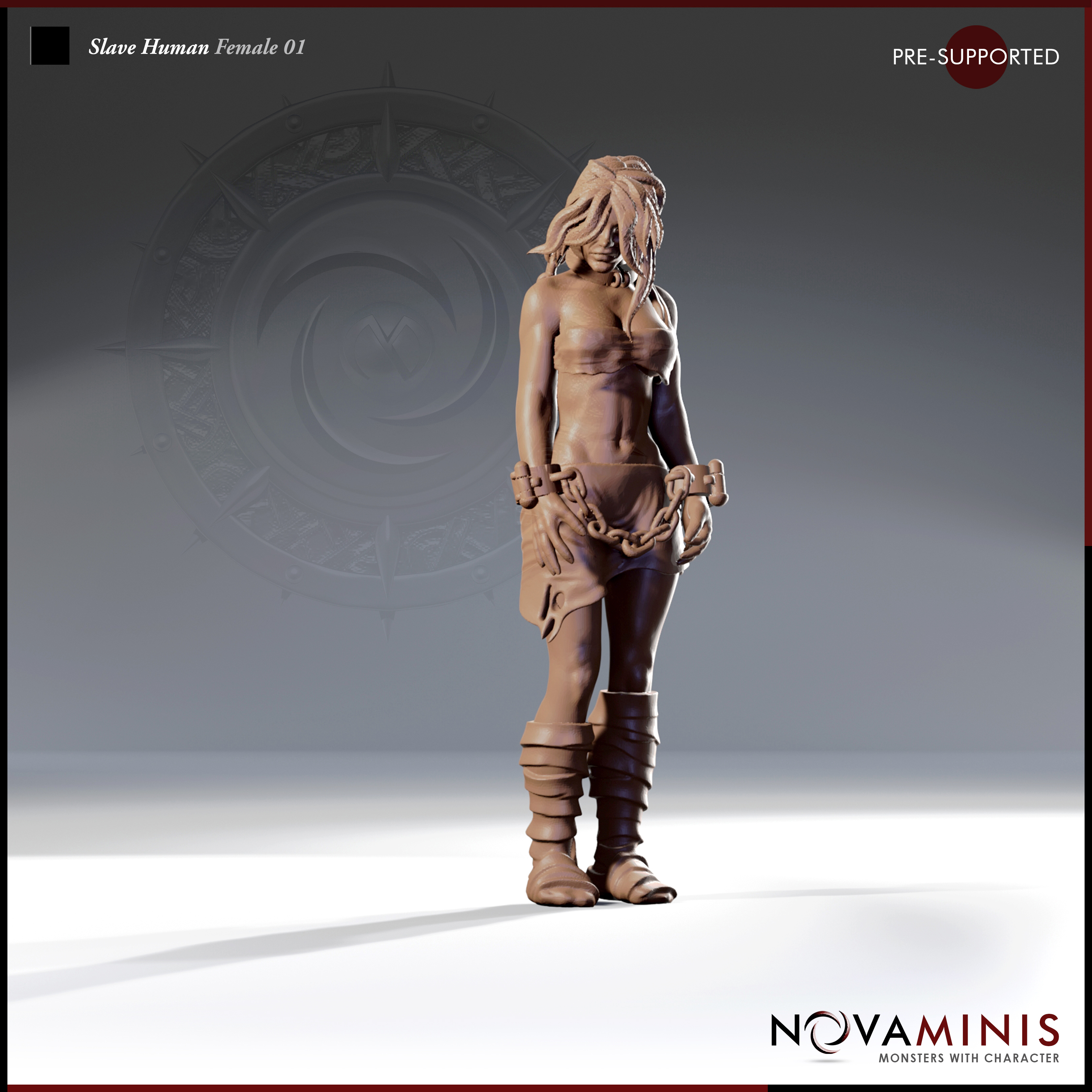 Slave Human Female 01 by NovaMinis, is a proxy for Wretched, in Court of the Seven Headed Serpent, Heretic Legion.