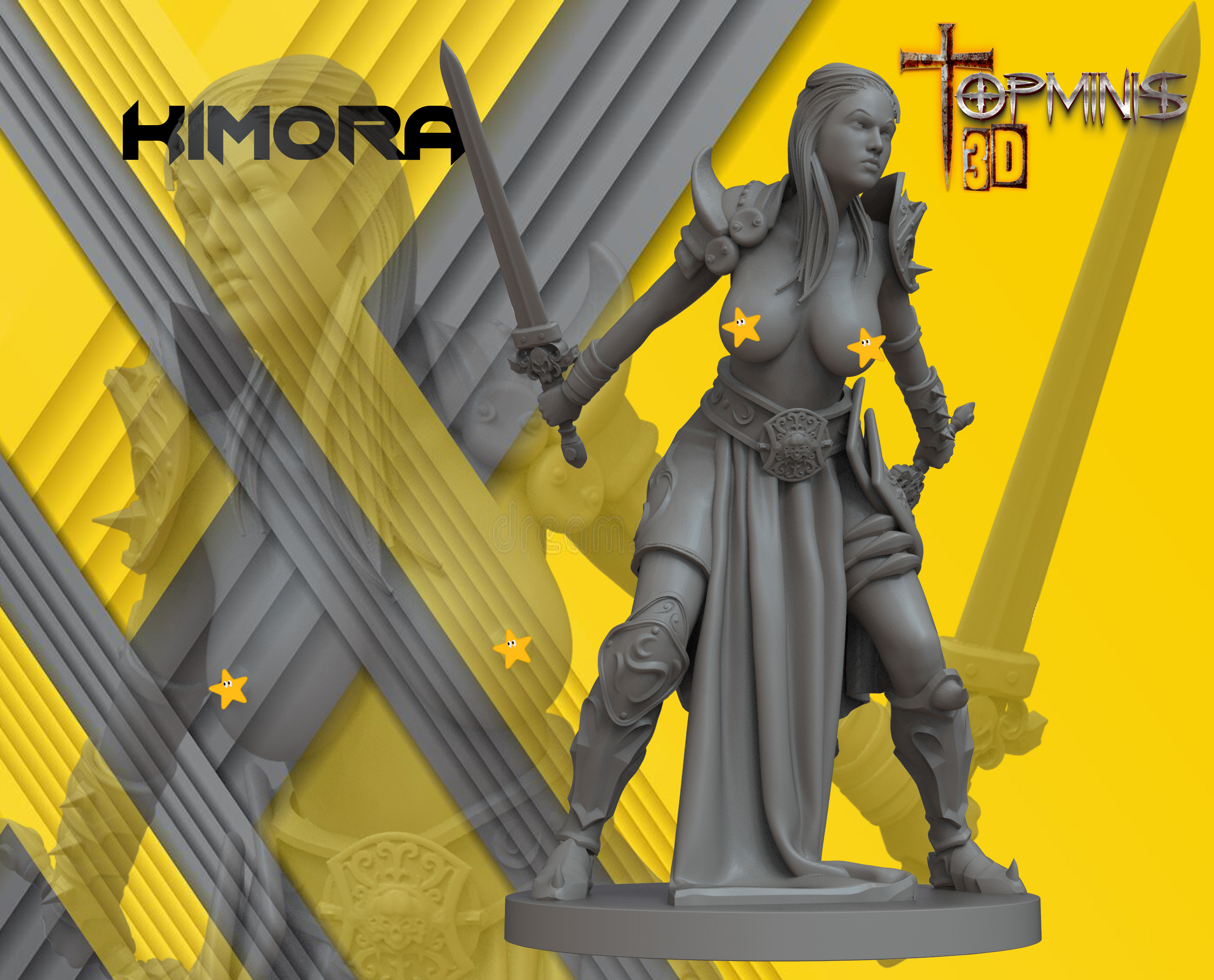 GUERRERAS T 4, NUDE WARRIORS by TOPMINIS3D - Image 5