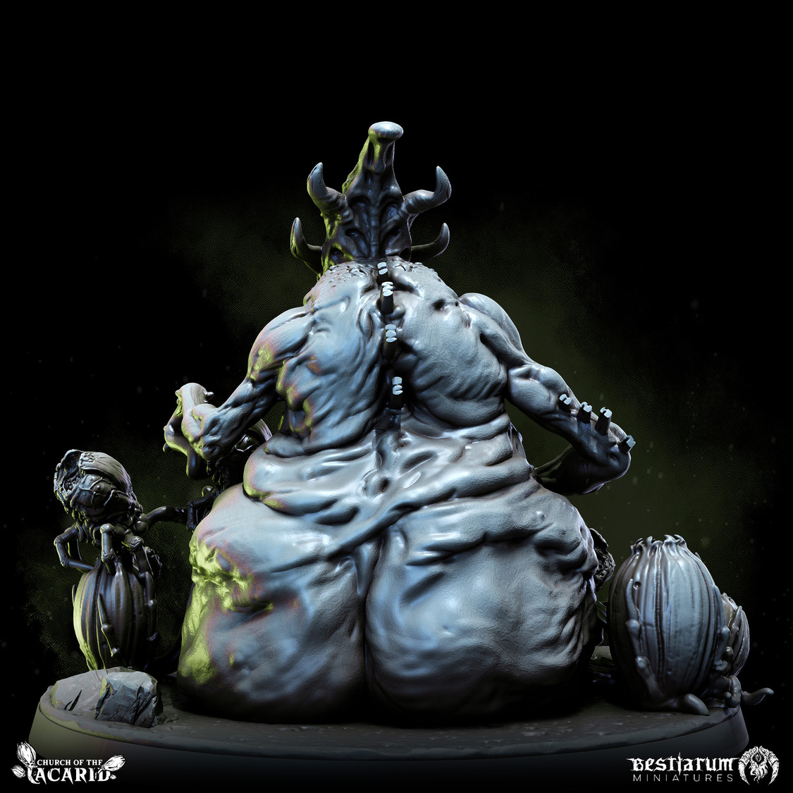 Acarid Broodmare - Church of the Acarid by Bestiarum Miniatures - Image 4