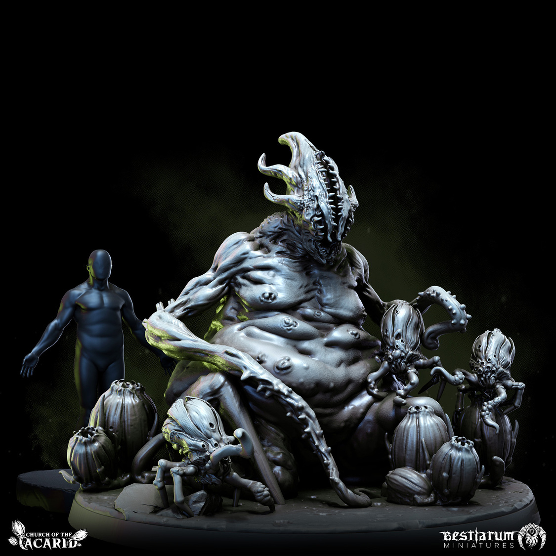 Acarid Broodmare - Church of the Acarid by Bestiarum Miniatures - Image 5