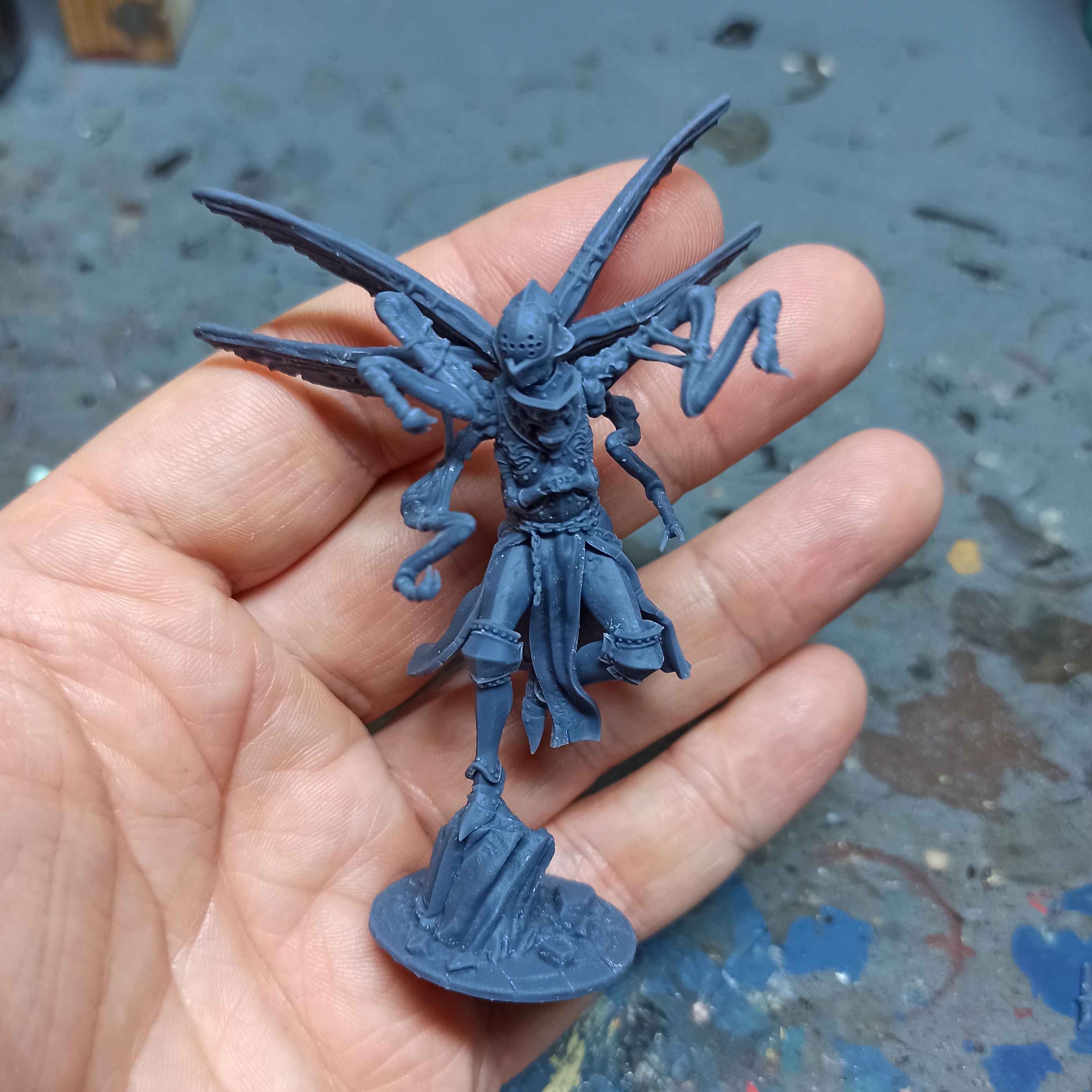 Miles Morbi - plague knight flyer conversion kit (pre-supported) by Imago Miniatures - Image 3