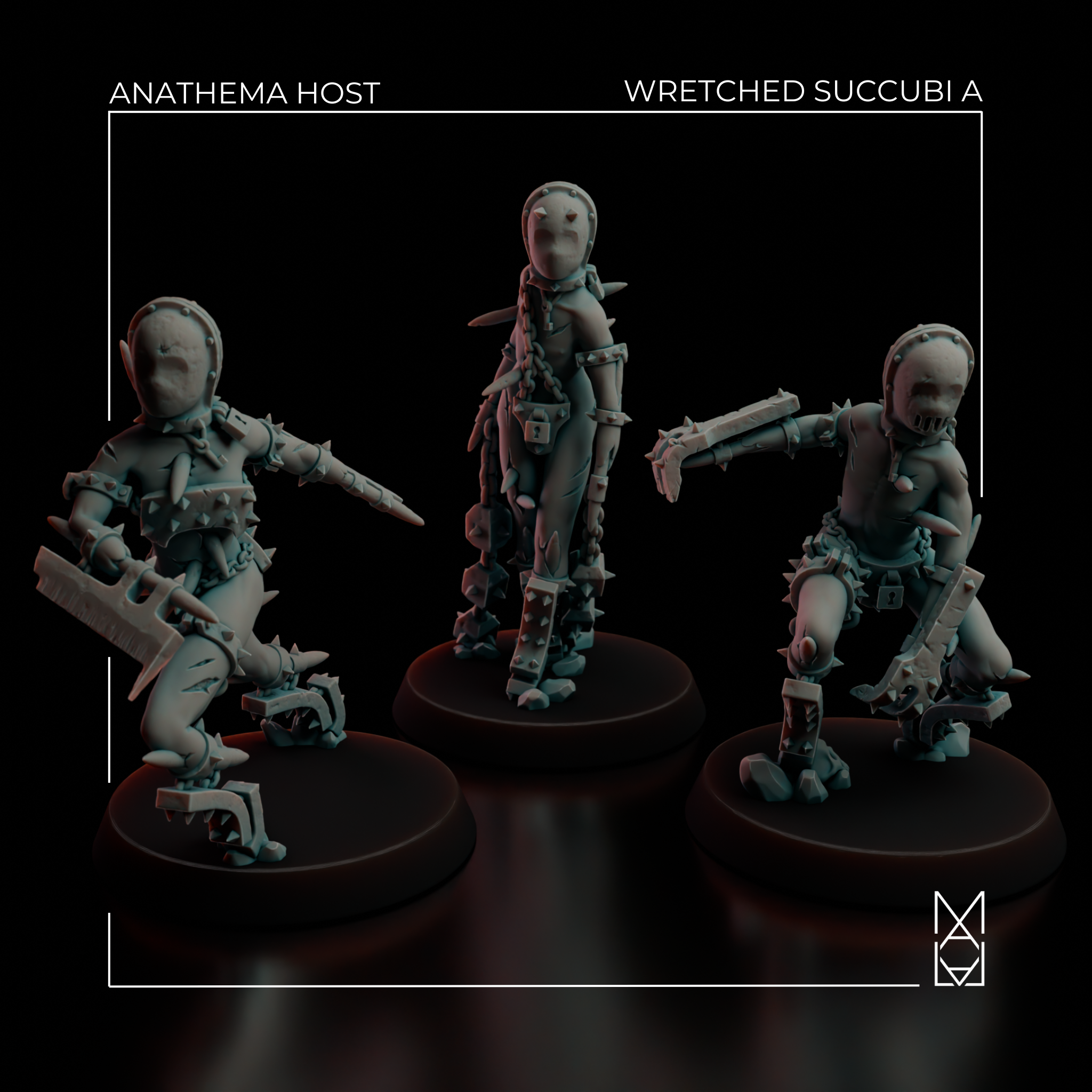 Wretched Succubi A - Dual Wielders (Pre-Supported) by malal3d - Image 4