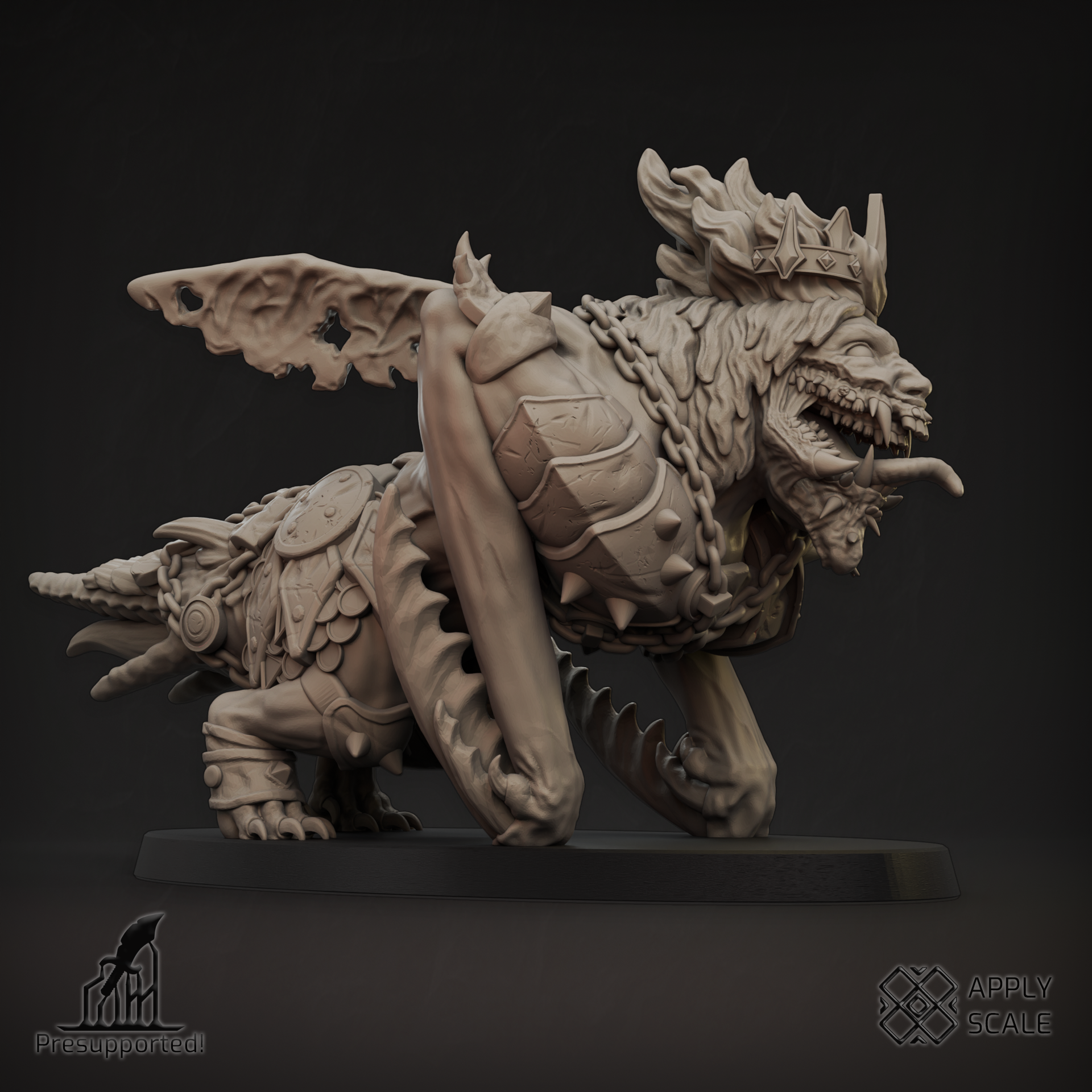 The Court - Hell's Locust 3 by Apply Scale, is a proxy for Pit Locust, in Court of the Seven Headed Serpent.