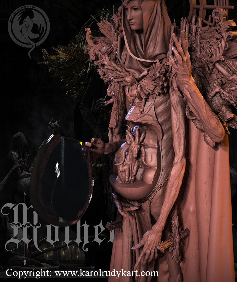 Mother of Sin 75mm scale by KarolRudykArt - Image 3