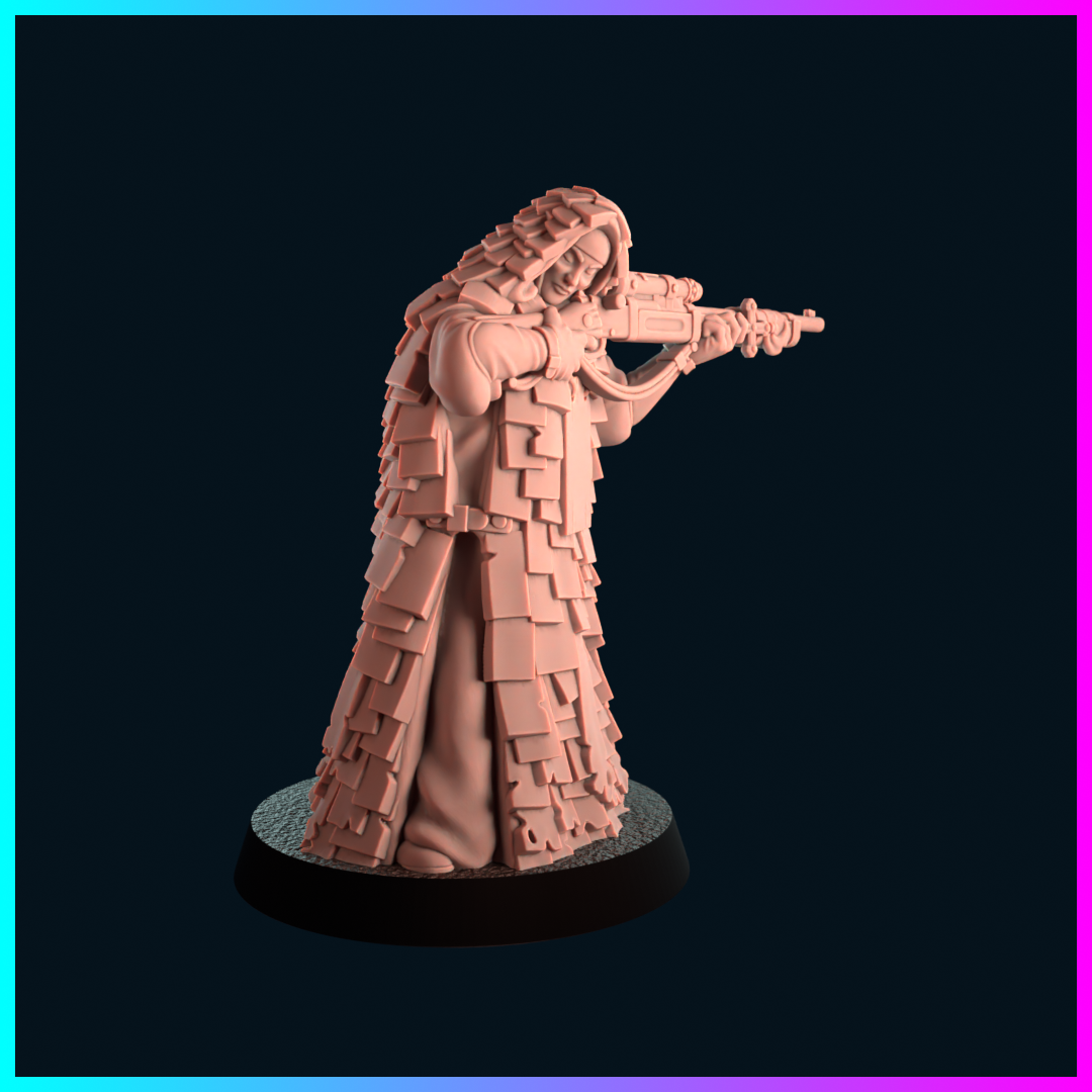 The Hollow War - Sniper Nun by koolkiwi Miniatures - Image 2