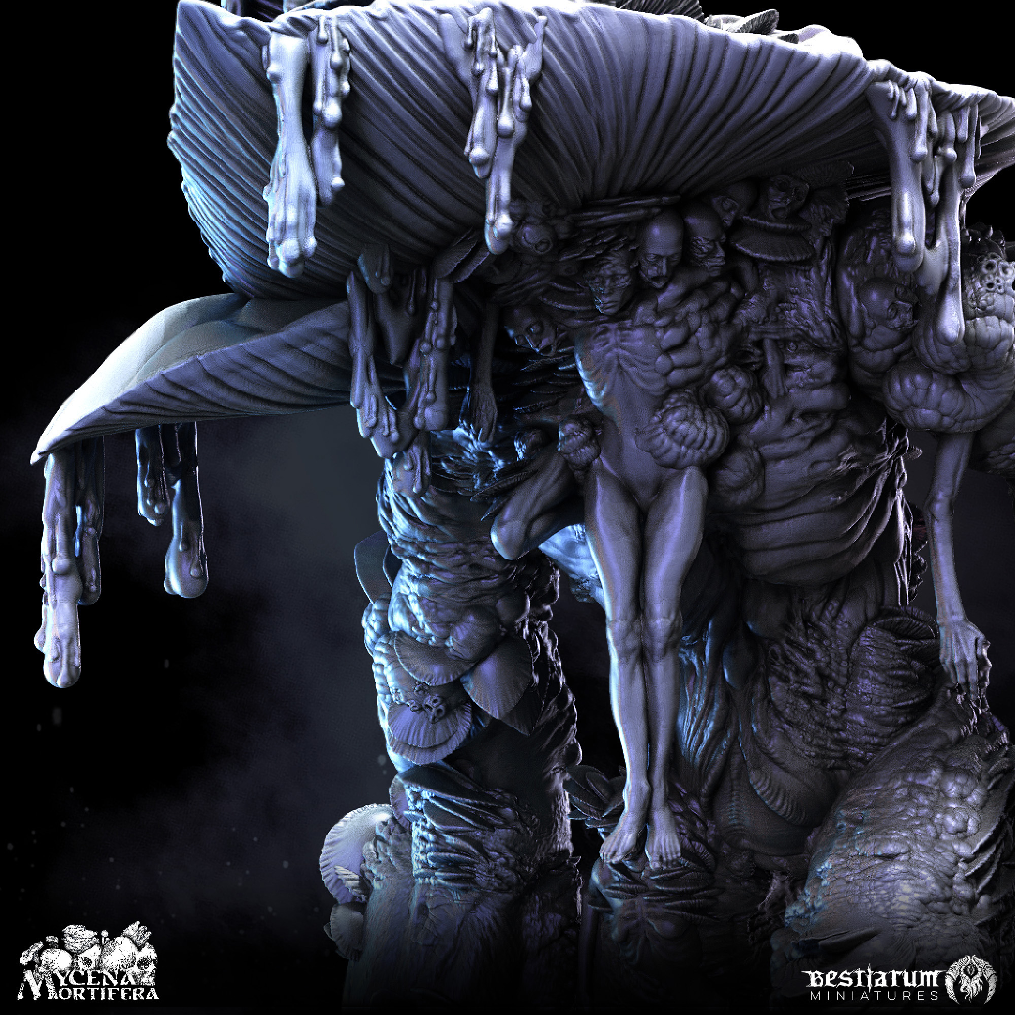 Mycelial Shambler | Mycena Mortifera | Undead Giant by Bestiarum Miniatures - Image 2