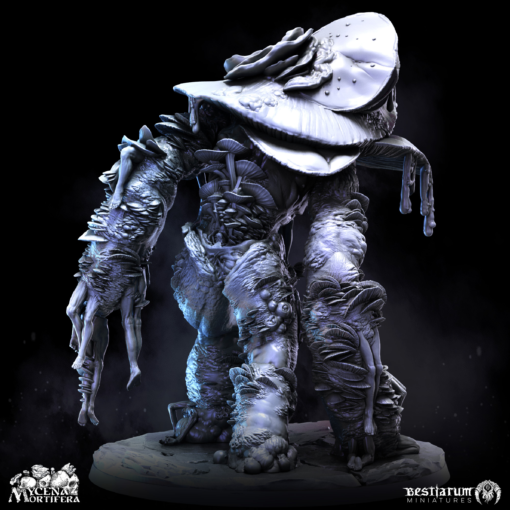Mycelial Shambler | Mycena Mortifera | Undead Giant by Bestiarum Miniatures - Image 3