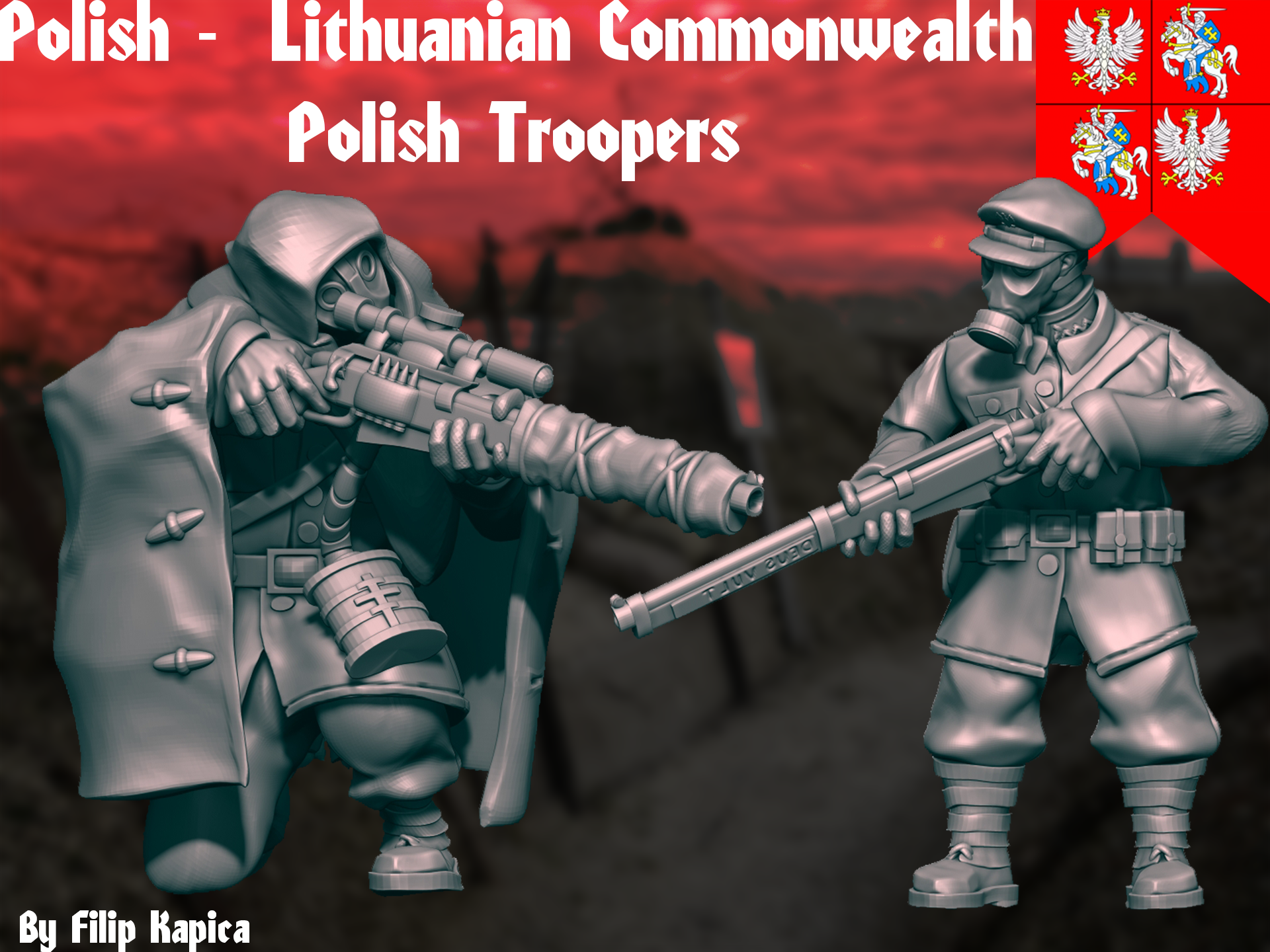 Trench War - PLC Troopers builder Polish and Lithuanian Commonwealth by Fat Rat Minitures - Image 2