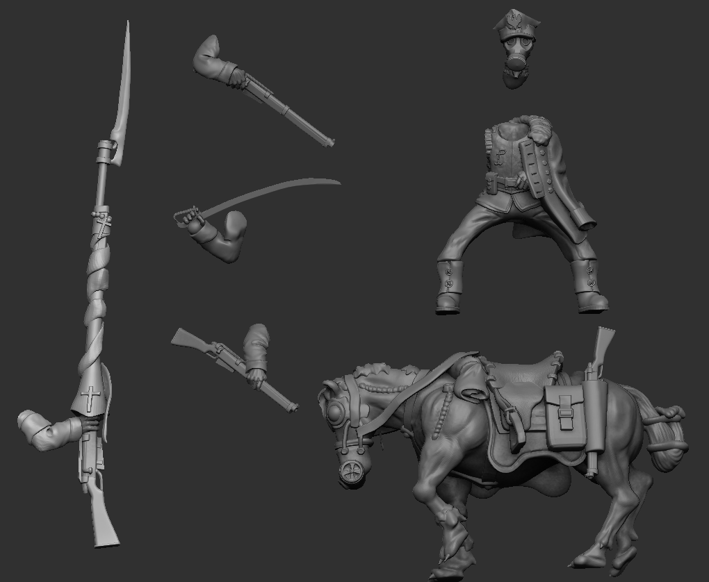 Trench War - Uhlan Tank Hunter Crusading Polish Lithuanian Commonwealth by Fat Rat Minitures - Image 2