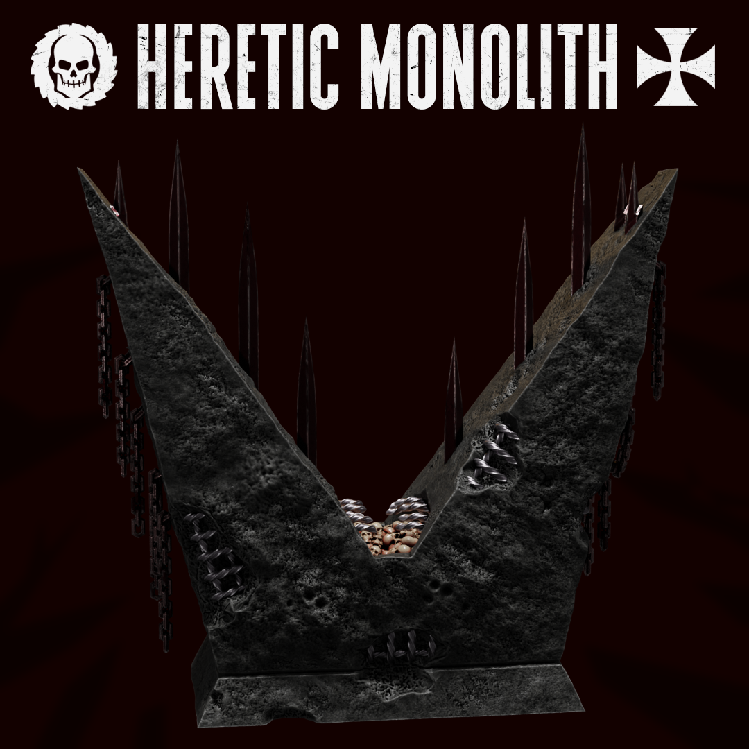 Trench Heretic Monolith by Traktor Miniatures - Trench Crusade Terrain