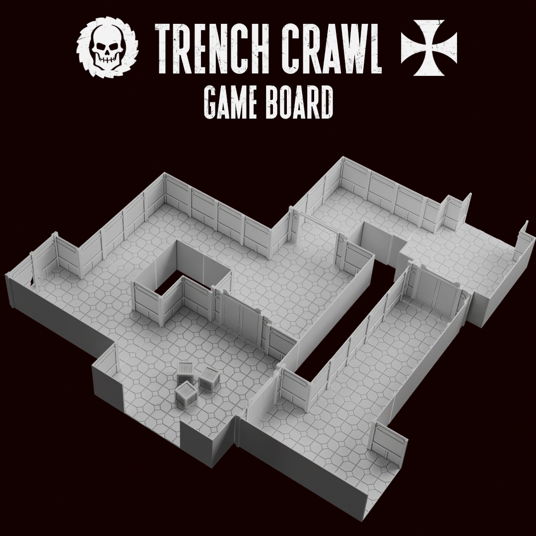 Trench Crawl Game Board by Traktor Miniatures - Trench Crusade Terrain