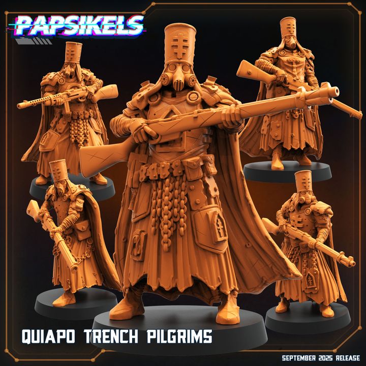 QUIAPO TRENCH PILGRIMS by PAPSIKELS MINIATURES, is a proxy for Trench Pilgrim, in Trench Pilgrims.