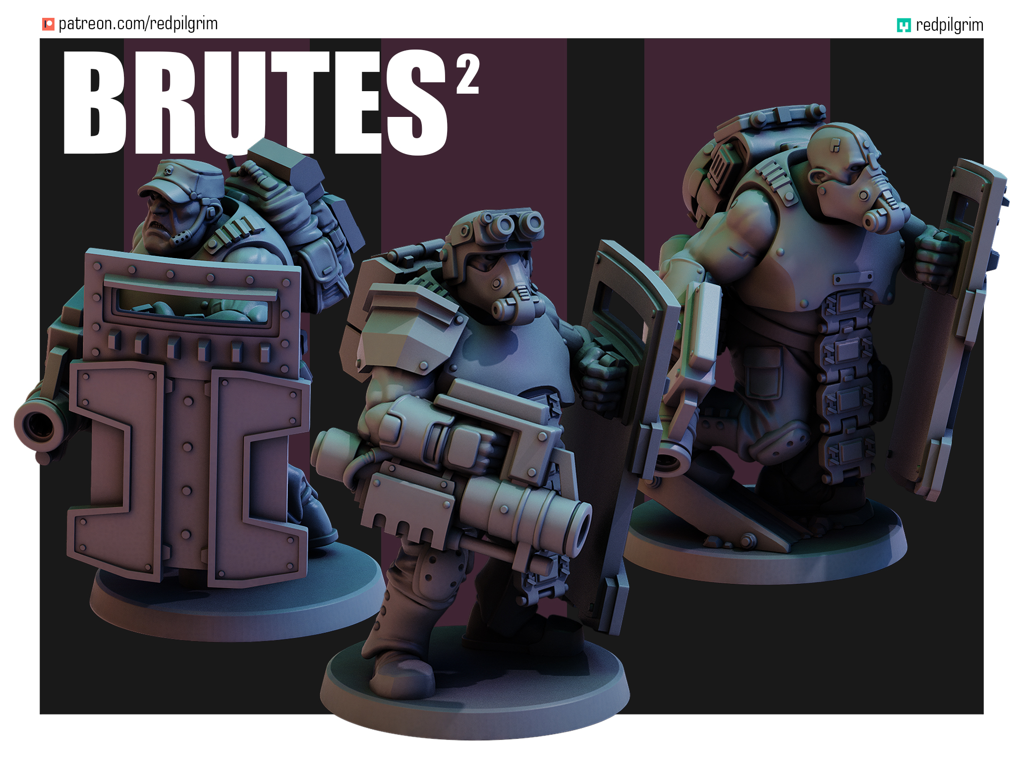 Brutes 2 by Jukko, is a proxy for Mechanised Heavy Infantry, in The Principality of New Antioch.
