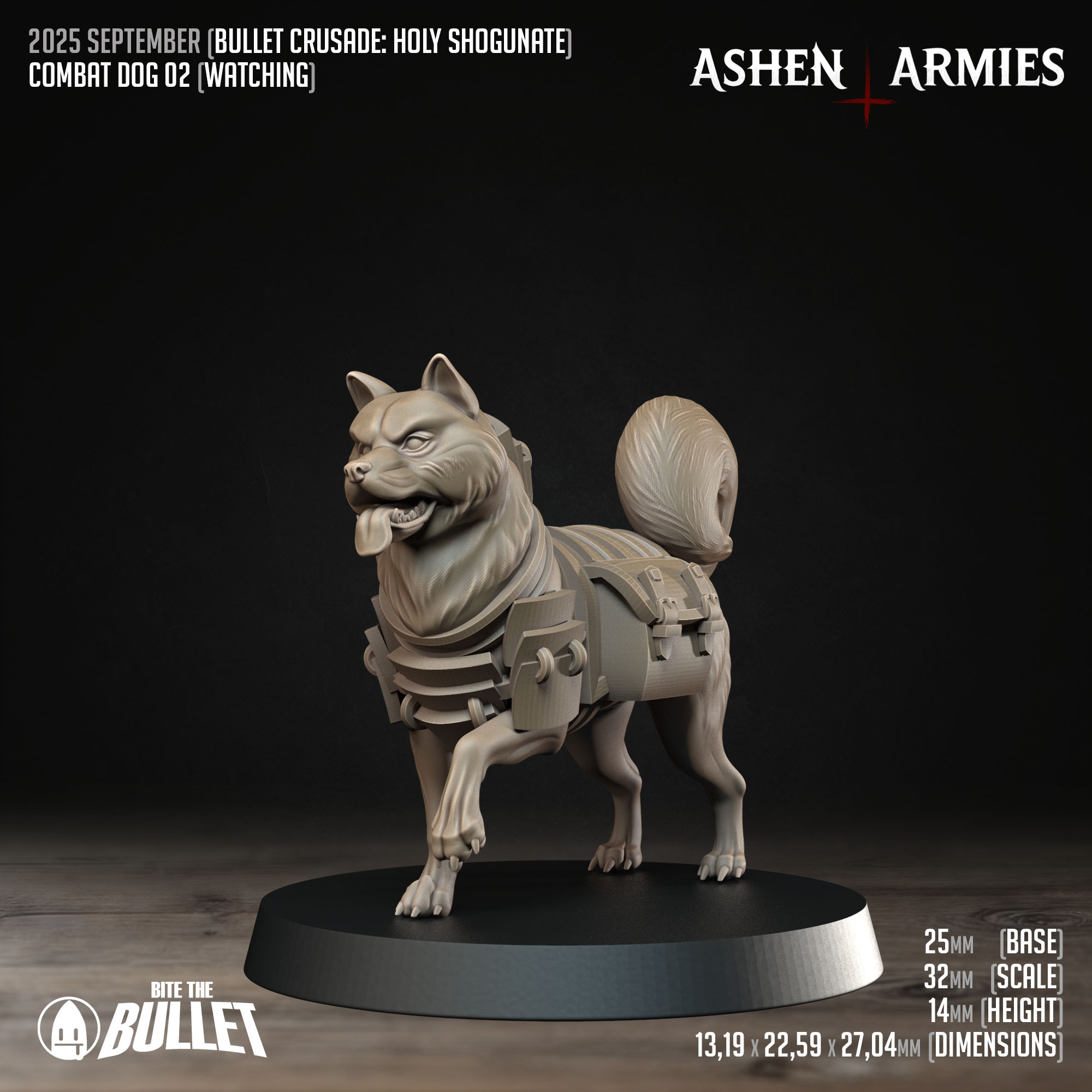 Bullet Crusade | Holy Shogunate - Combat Dogs (3 Models) by Bite the Bullet - Image 3