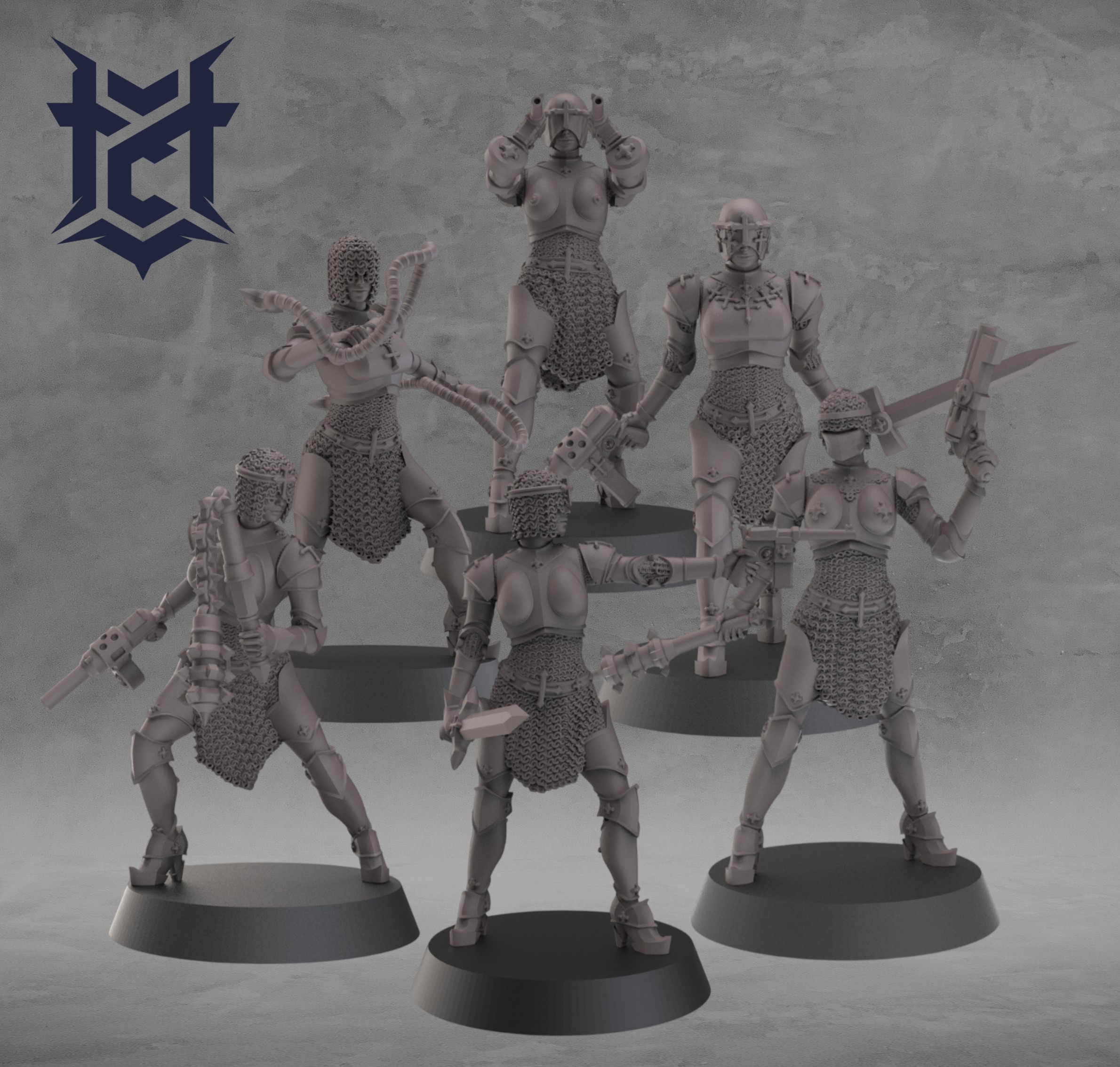 Dogmatic battle nun builder by MCGuild, is a proxy for Stigmatic Nun, in Trench Pilgrims.