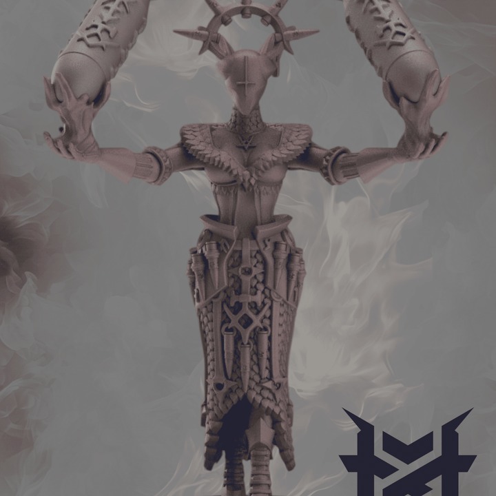 Witch of the Hellish Armory by MCGuild, is a proxy for Artillery Witch, in Heretic Legion.