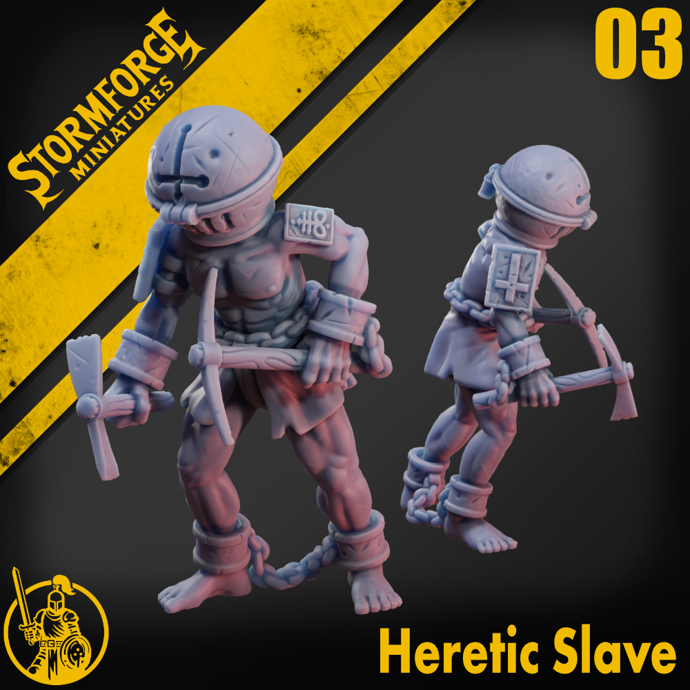 Heretic Slave Infantry 03 by Stormforge Miniatures - Image 2