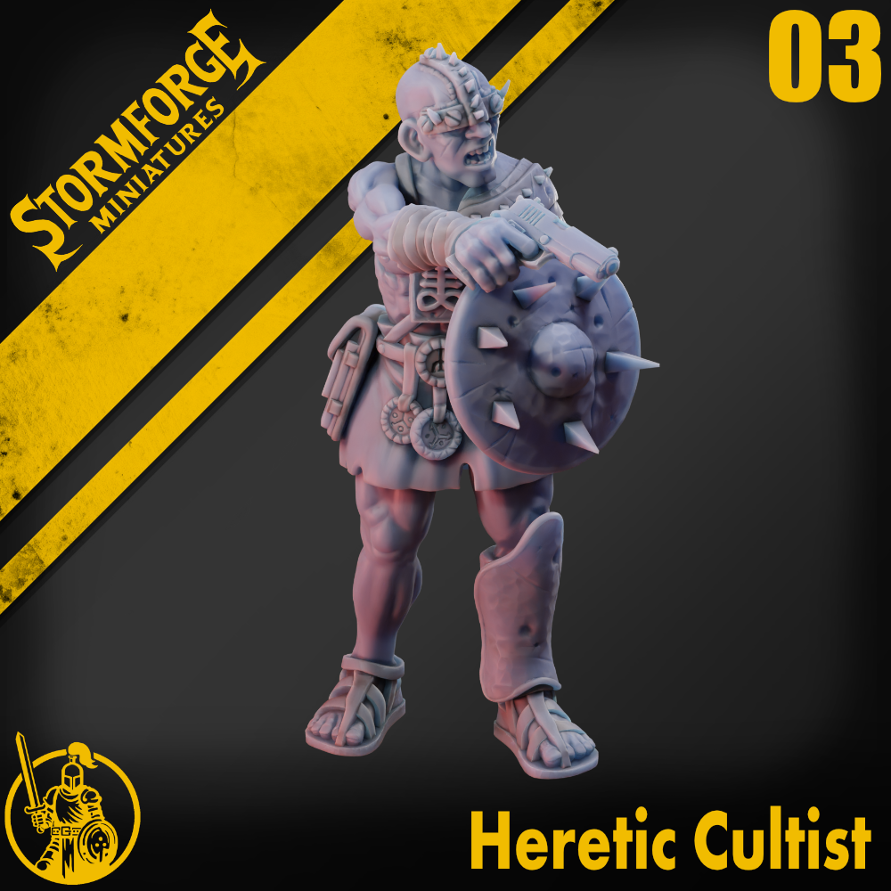 Heretic Cultist 03 for Trench Crusade by Stormforge Miniatures - Image 2