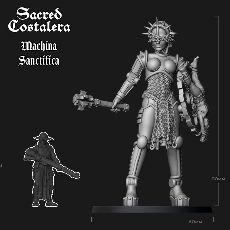 Machina Sanctifica - Sacred Costalera by Bombshell Miniatures - Image 3
