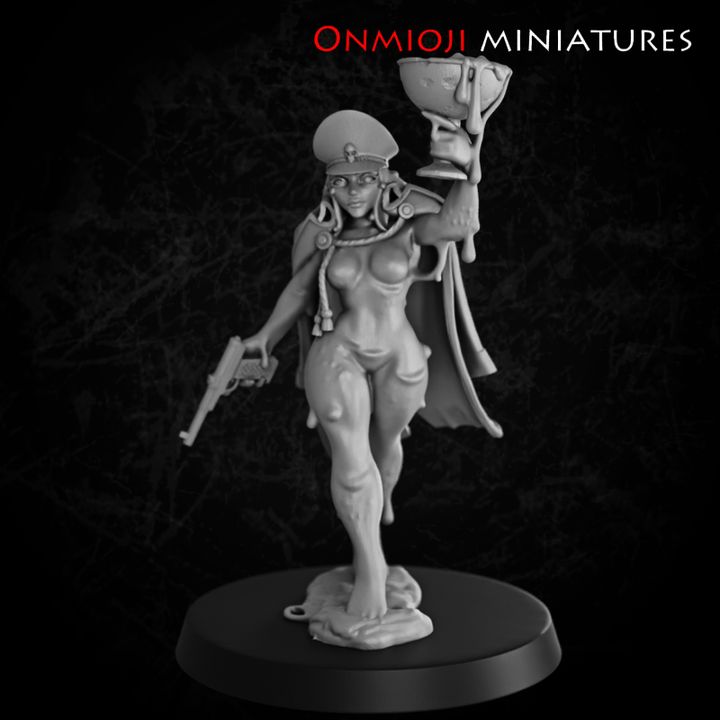 Toxic trooper - 5 by Onmioji Miniatures, is a proxy for Heretic Trooper, in Heretic Legion.