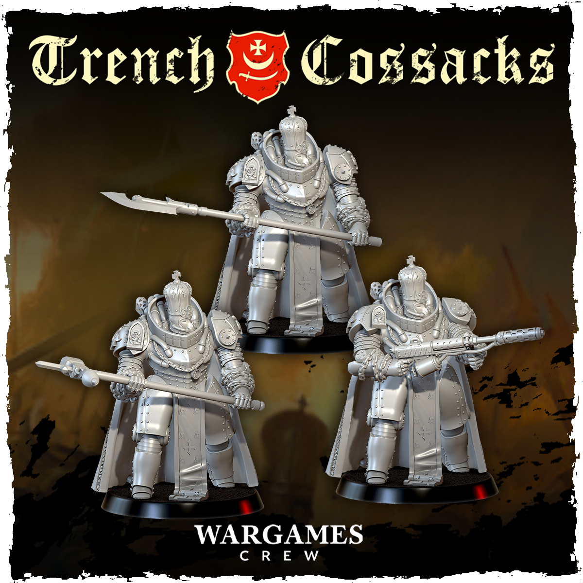 CHAPLAIN IN MECHANICAL PANTSYR # 2 by WargamesCrew, is a proxy for Trench Cleric, in The Principality of New Antioch.