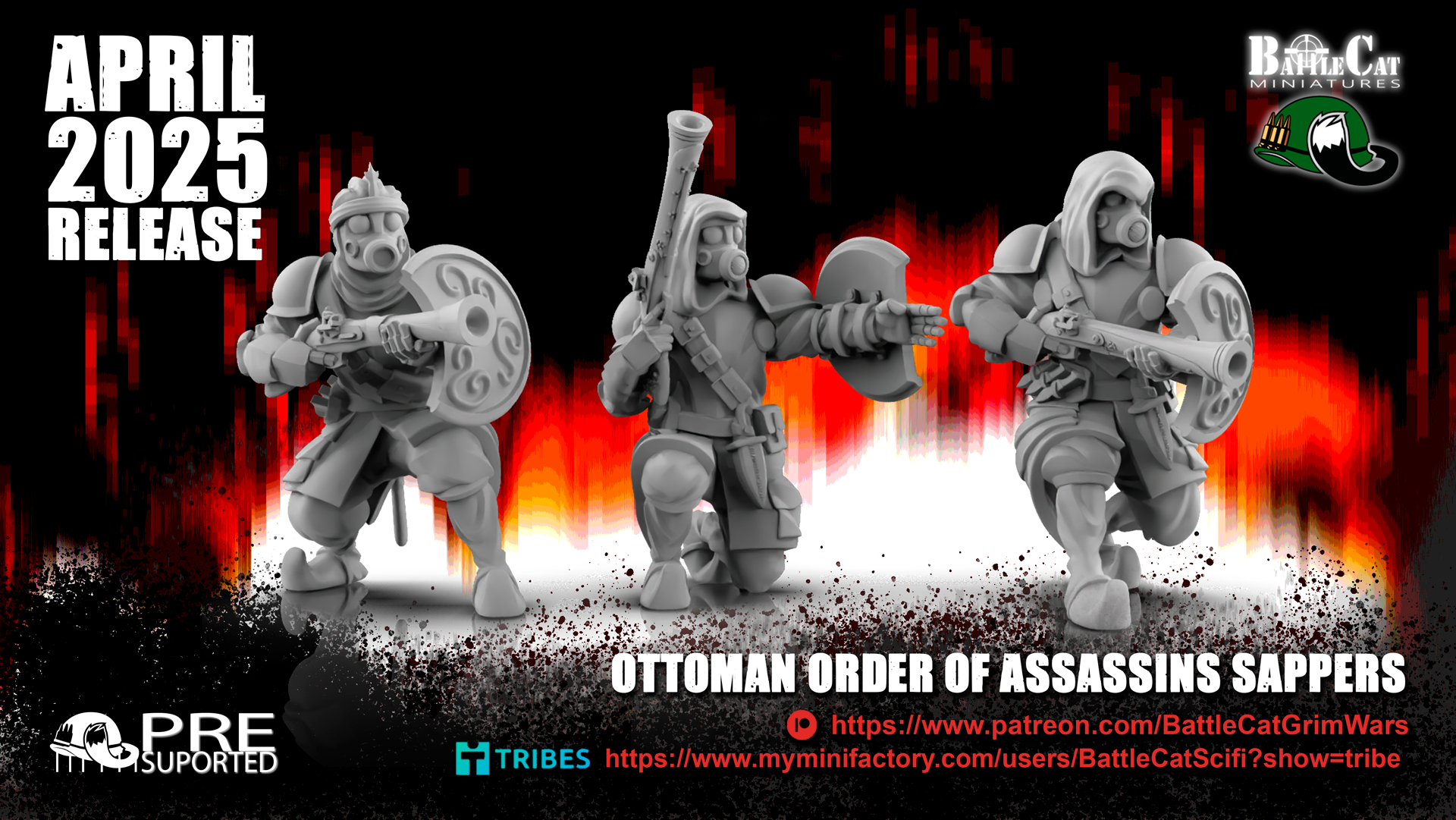 Ottoman Order of Assassins  Sappers by BattleCat Grim Wars, is a proxy for Sultanate Sapper, in Iron Sultanate.