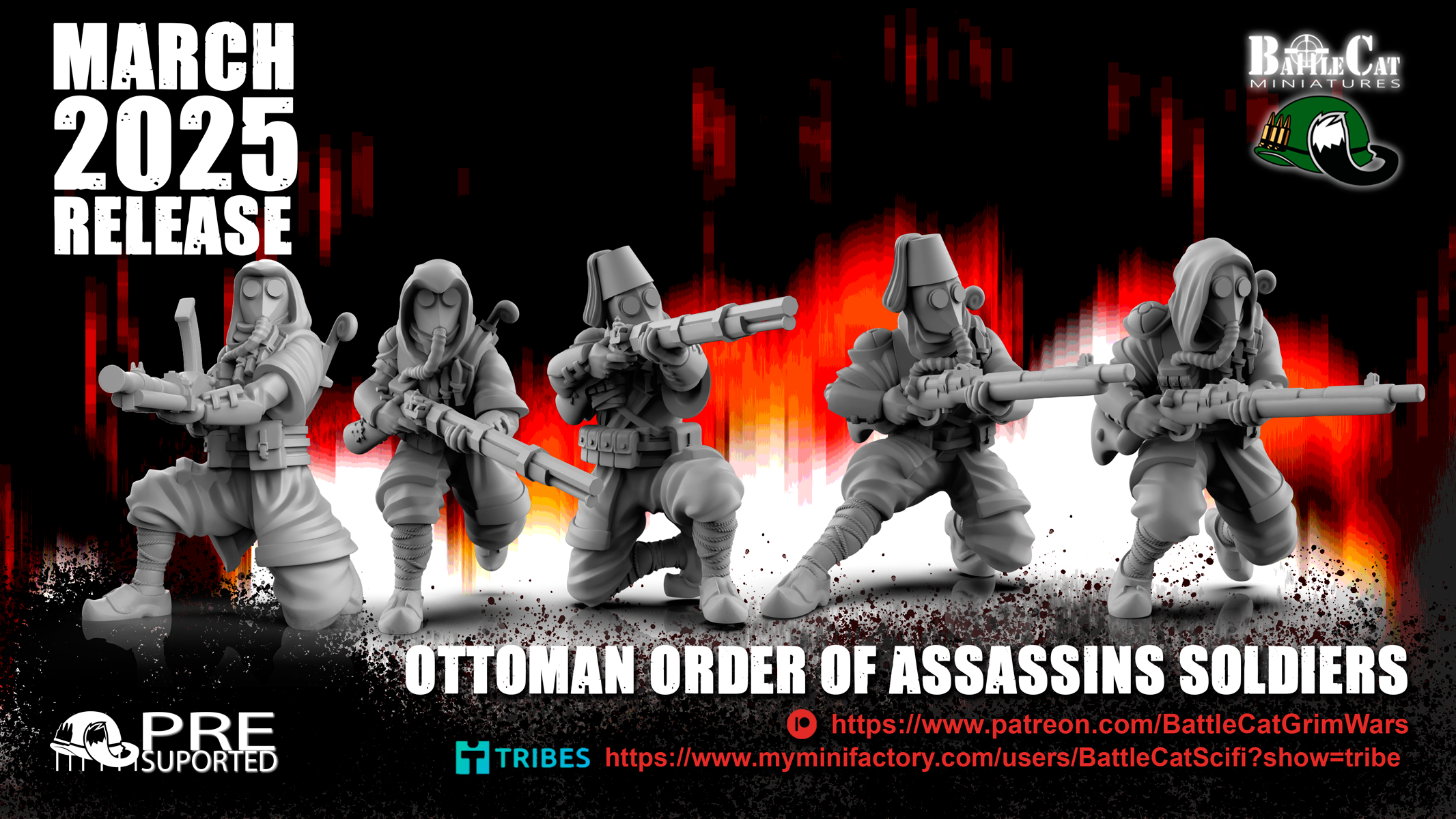 Ottoman Order of Assassins Soldiers by BattleCat Grim Wars, is a proxy for Azeb, in Iron Sultanate.