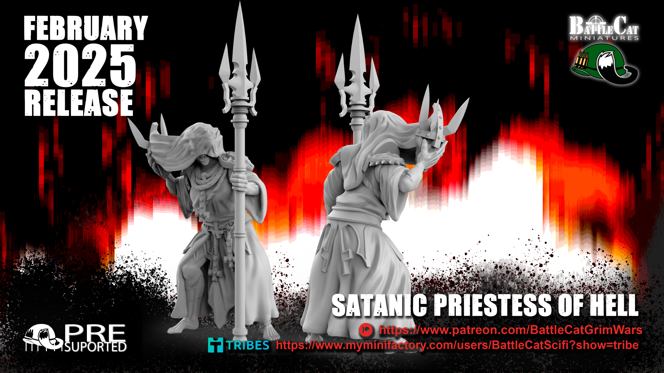 Satanic Pristess of Hell by BattleCat Grim Wars, is a proxy for Heretic Priest, in Heretic Legion.