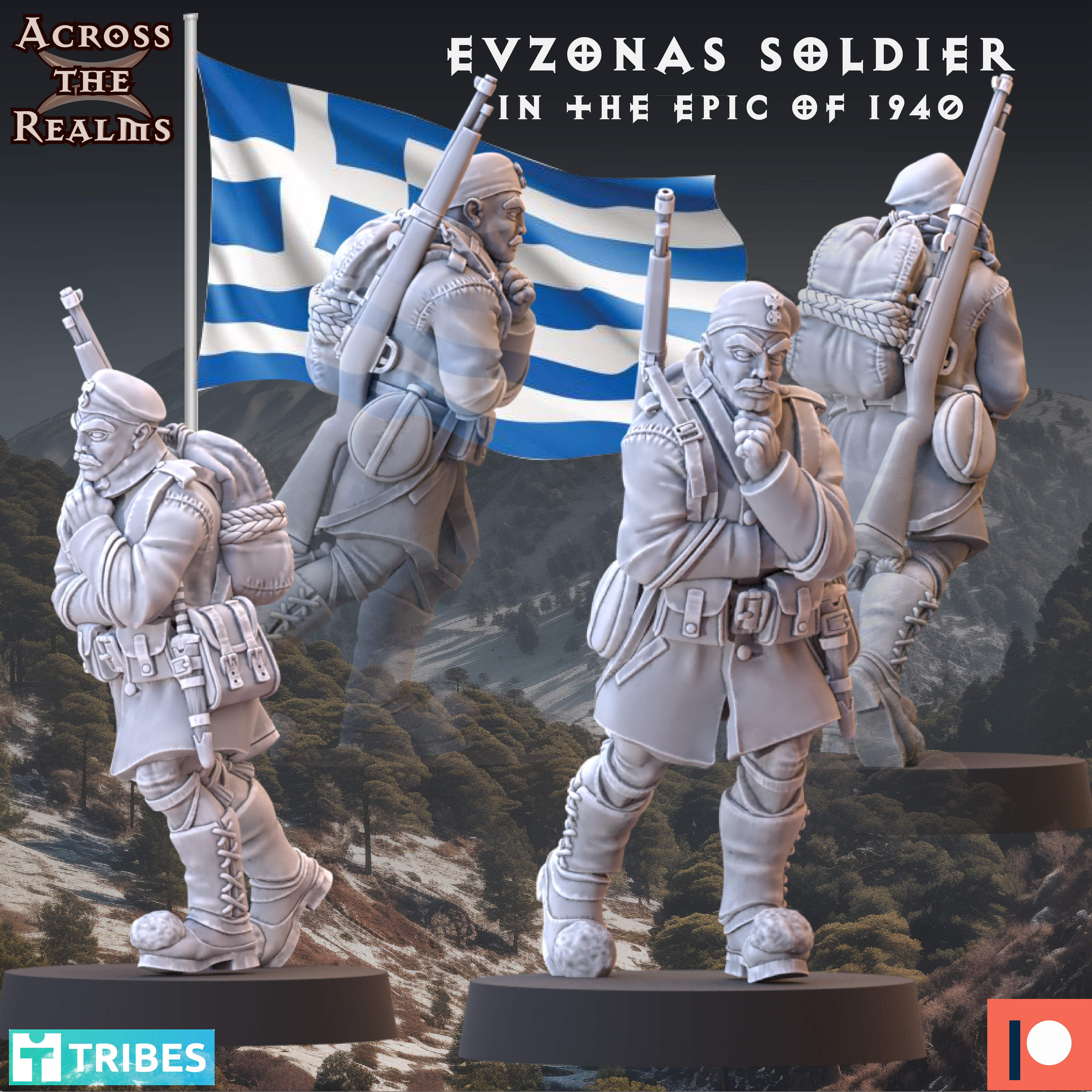 Evzonas Soldier in the epic of 1940 by Across-the-Realms, is a proxy for Yeoman, in The Principality of New Antioch.