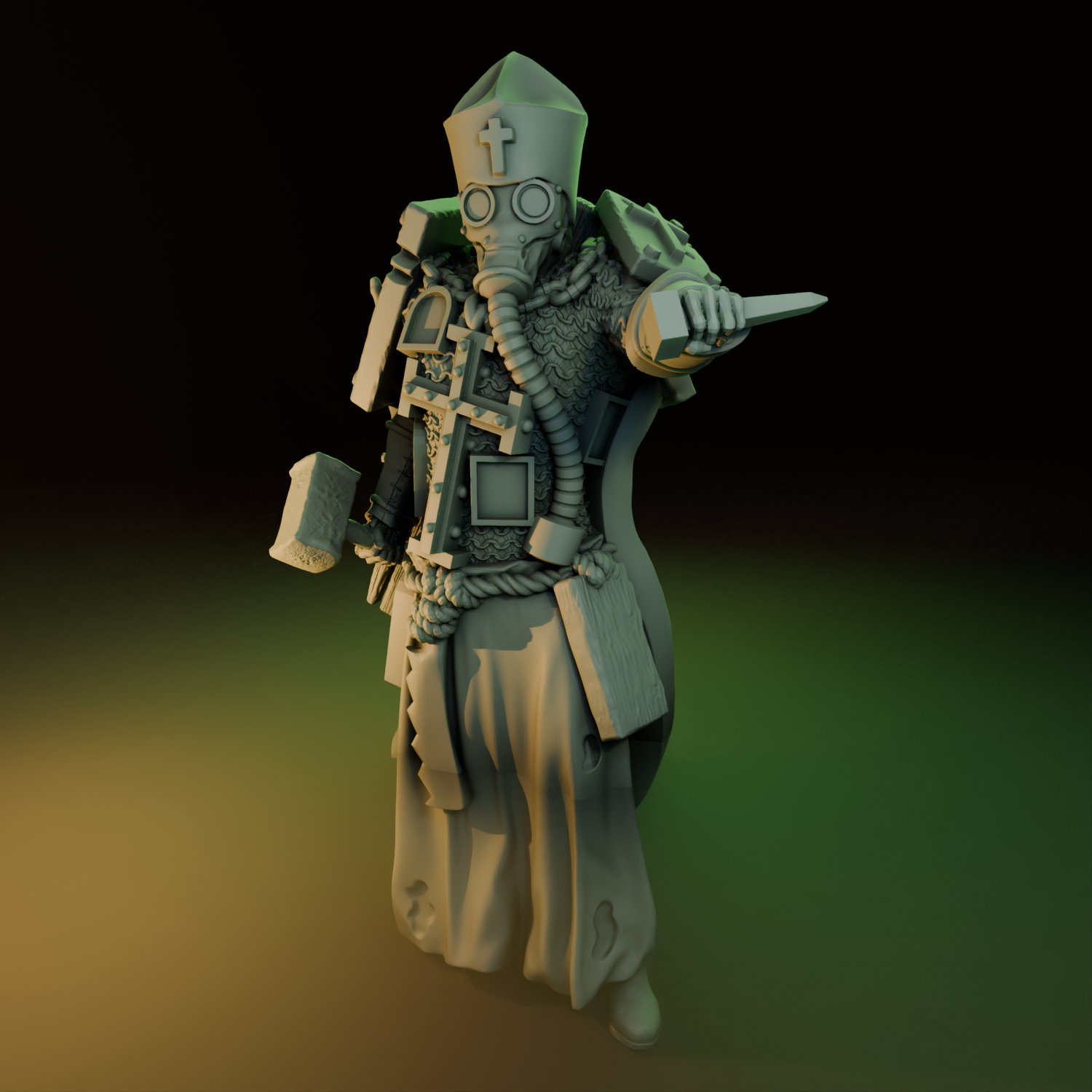 Saints from Trenches vol.2 | Pilgrimage Punisher 1 by 42studio, is a proxy for Castigator, in Trench Pilgrims.