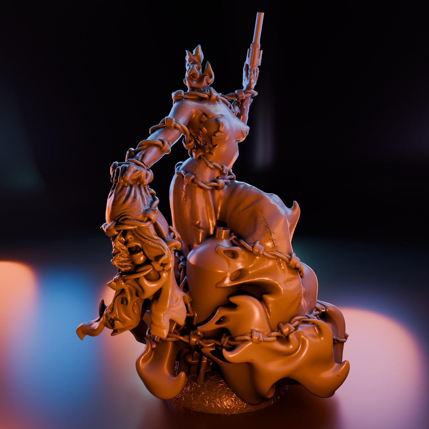 War without End | Trench Banshee by 42studio, is a proxy for Heretic Chorister, in Heretic Legion.