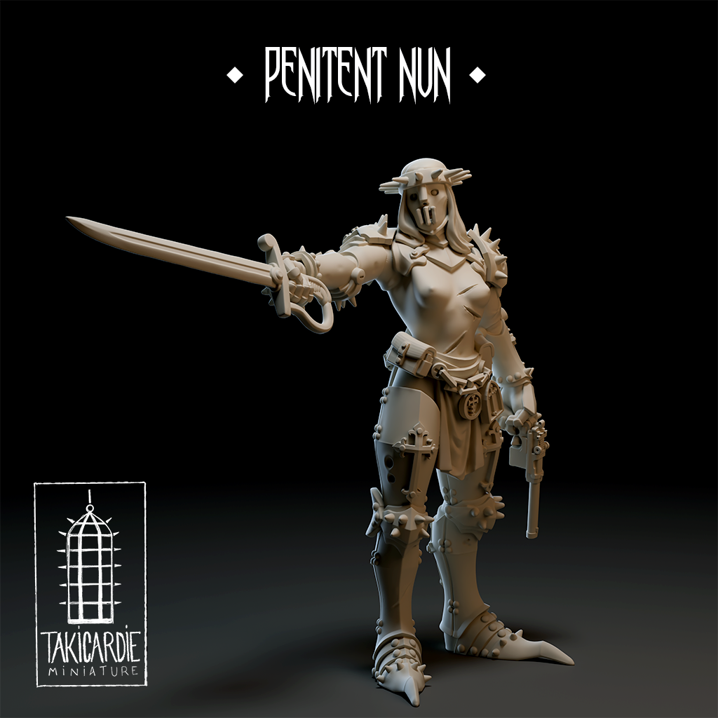 PENITENT NUN  - Supported by Takicardie, is a proxy for Stigmatic Nun, in Trench Pilgrims.