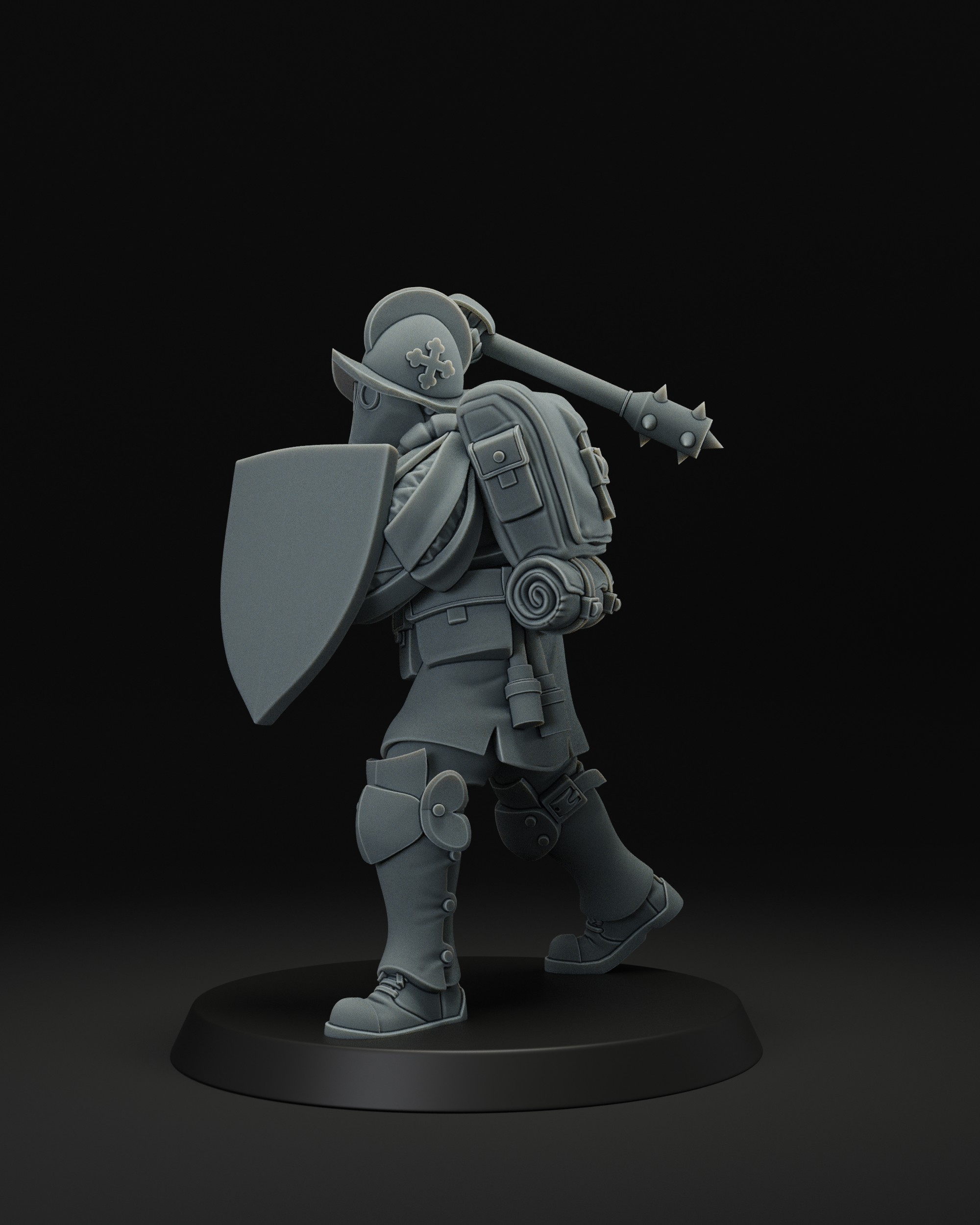 Papal Mele Troop: Trench Club or Sword, Shield and Grenades by JK-Remo - Image 3