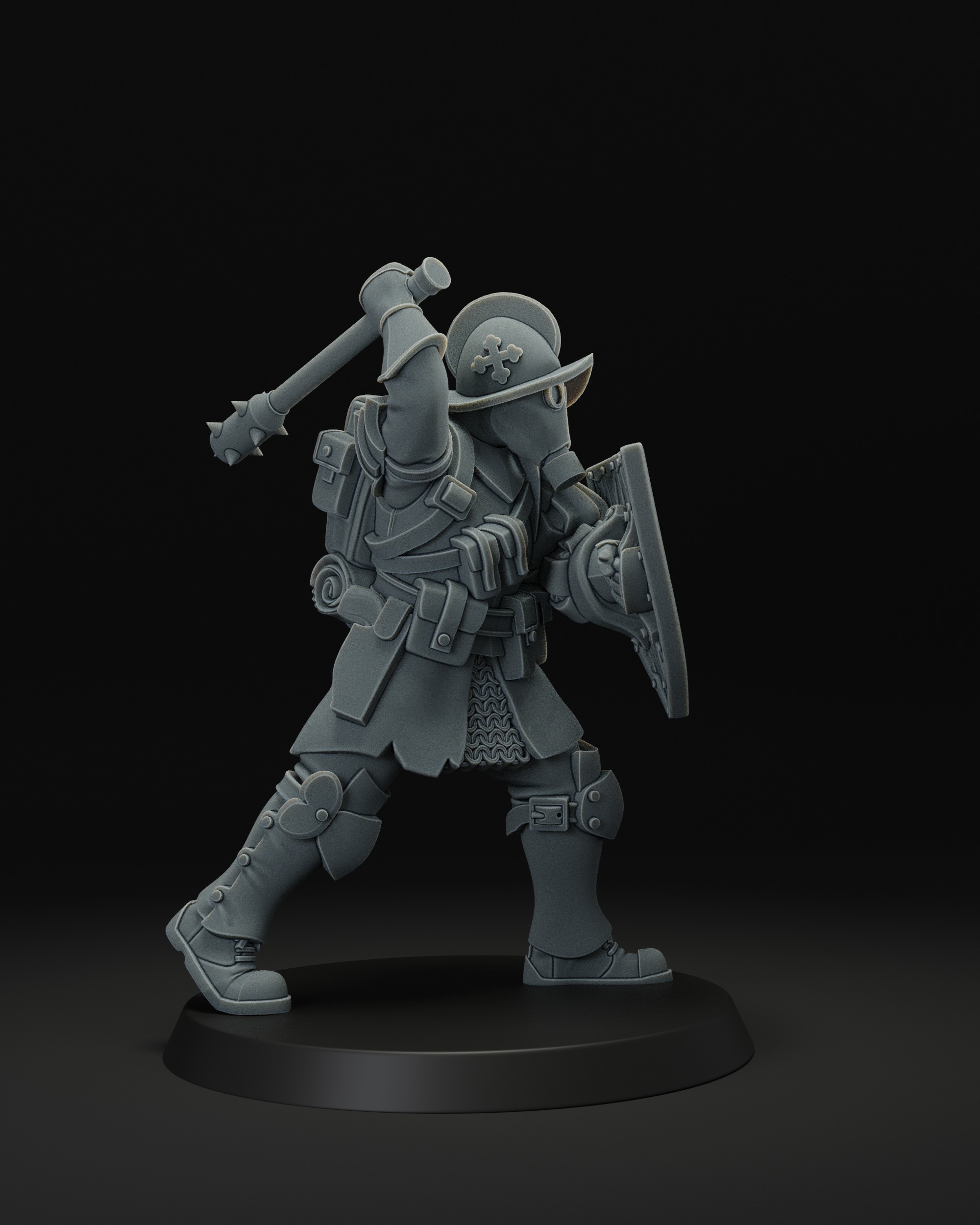 Papal Mele Troop: Trench Club or Sword, Shield and Grenades by JK-Remo - Image 4