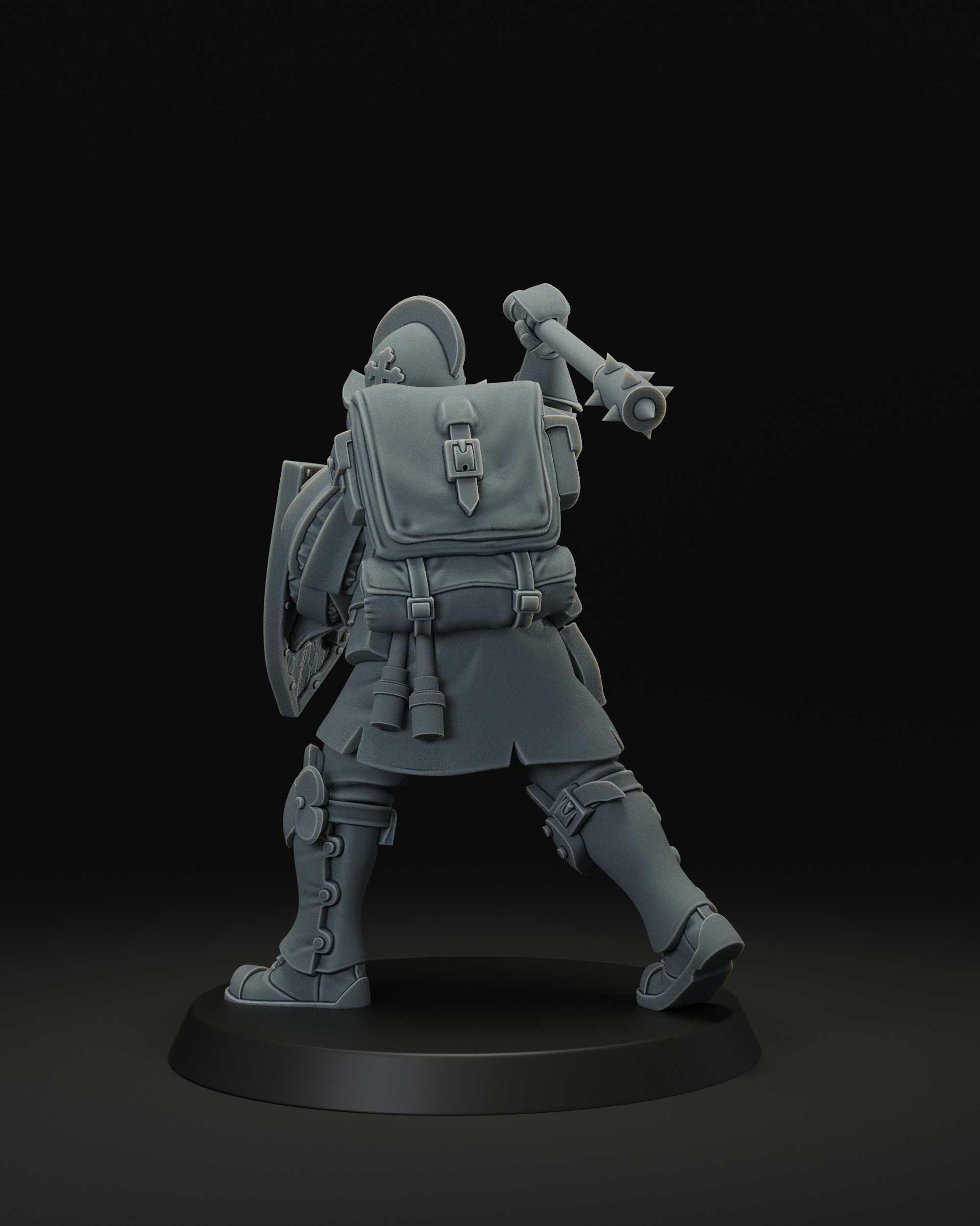 Papal Mele Troop: Trench Club or Sword, Shield and Grenades by JK-Remo - Image 2