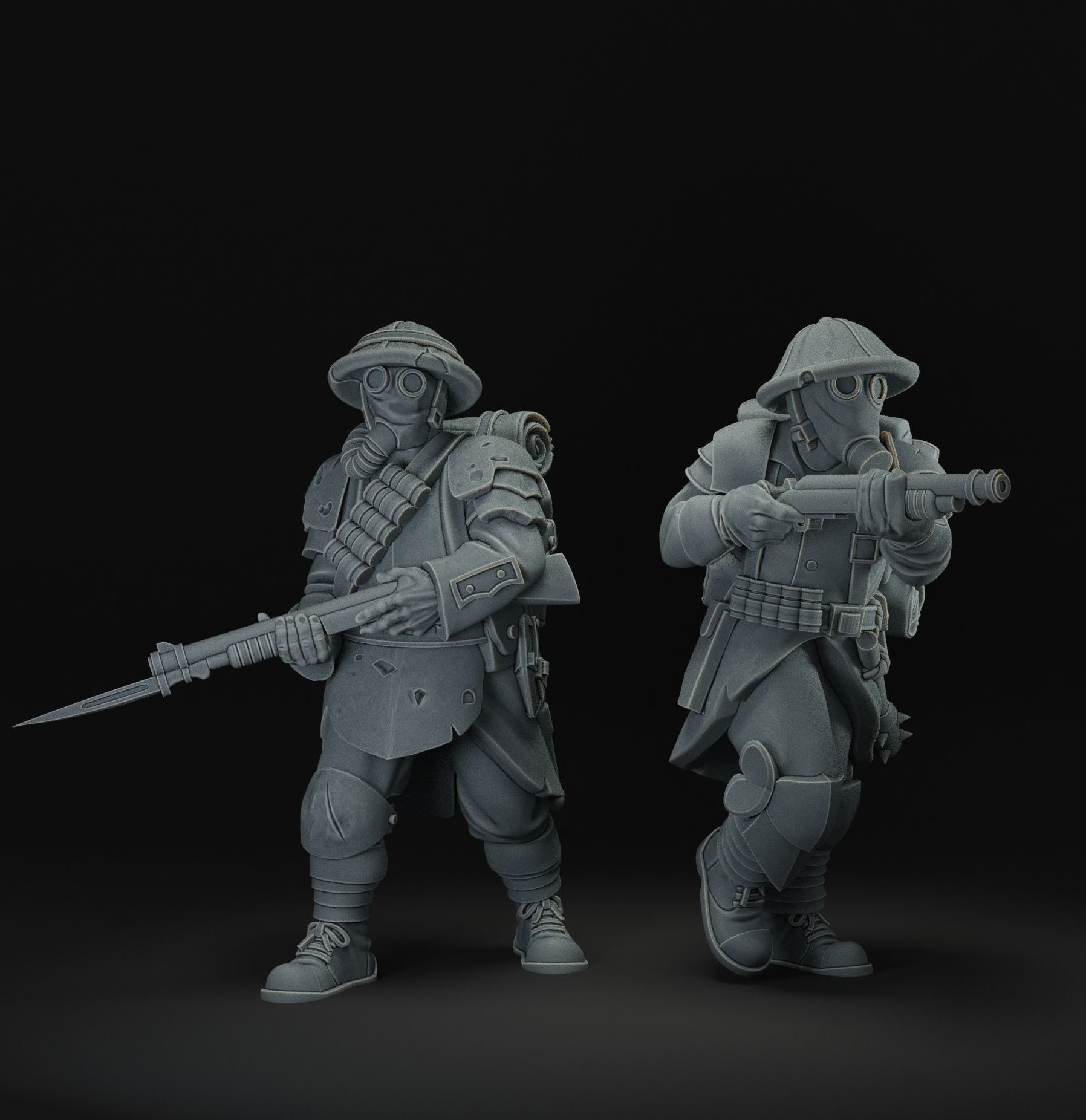 Trench cleaners - 2 Units by JK-Remo, is a proxy for Shocktrooper, Yeoman, in The Principality of New Antioch.