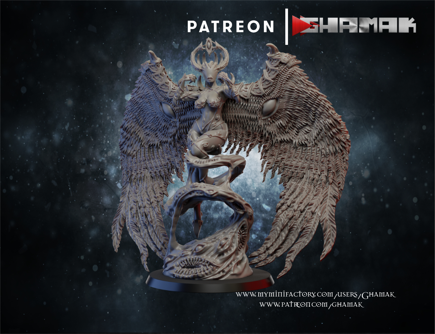 The Demon by Ghamak, is a proxy for Praetor, Sorcerer, in Court of the Seven Headed Serpent.