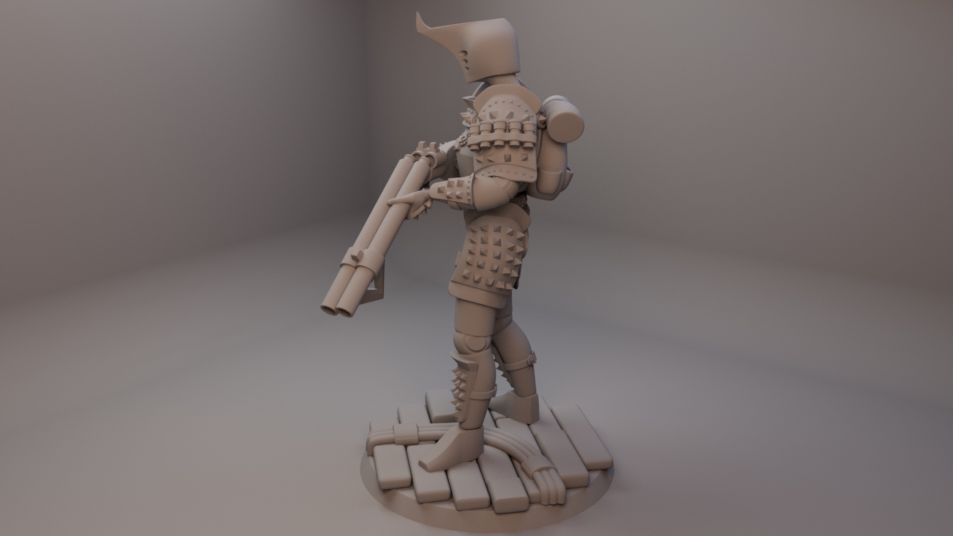 Cultist with a shotgun by The Cackling Kobold Company - Image 3