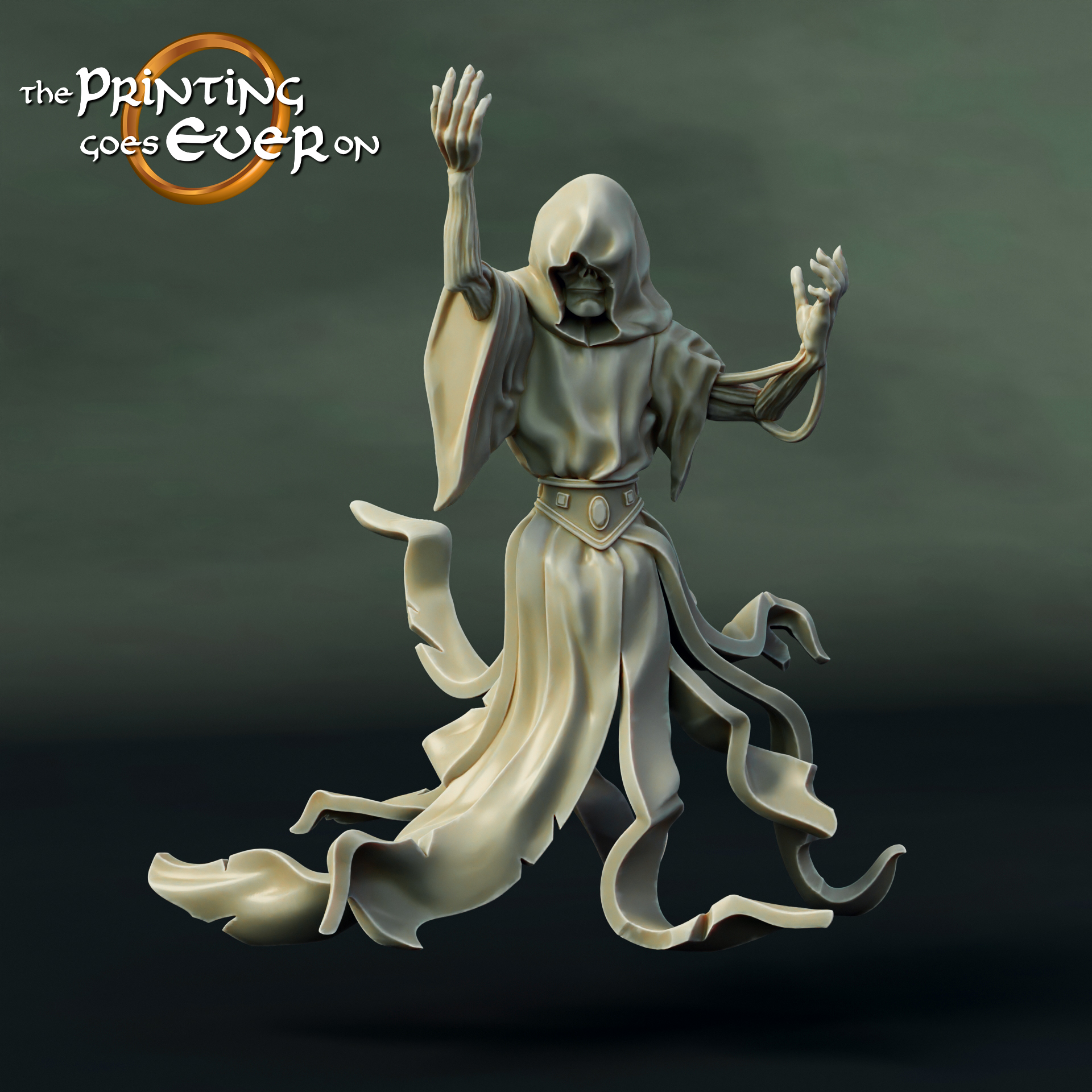 Wraith A - Presupported by The Printing Goes Ever On, is a proxy for Heretic Chorister, in Heretic Legion.