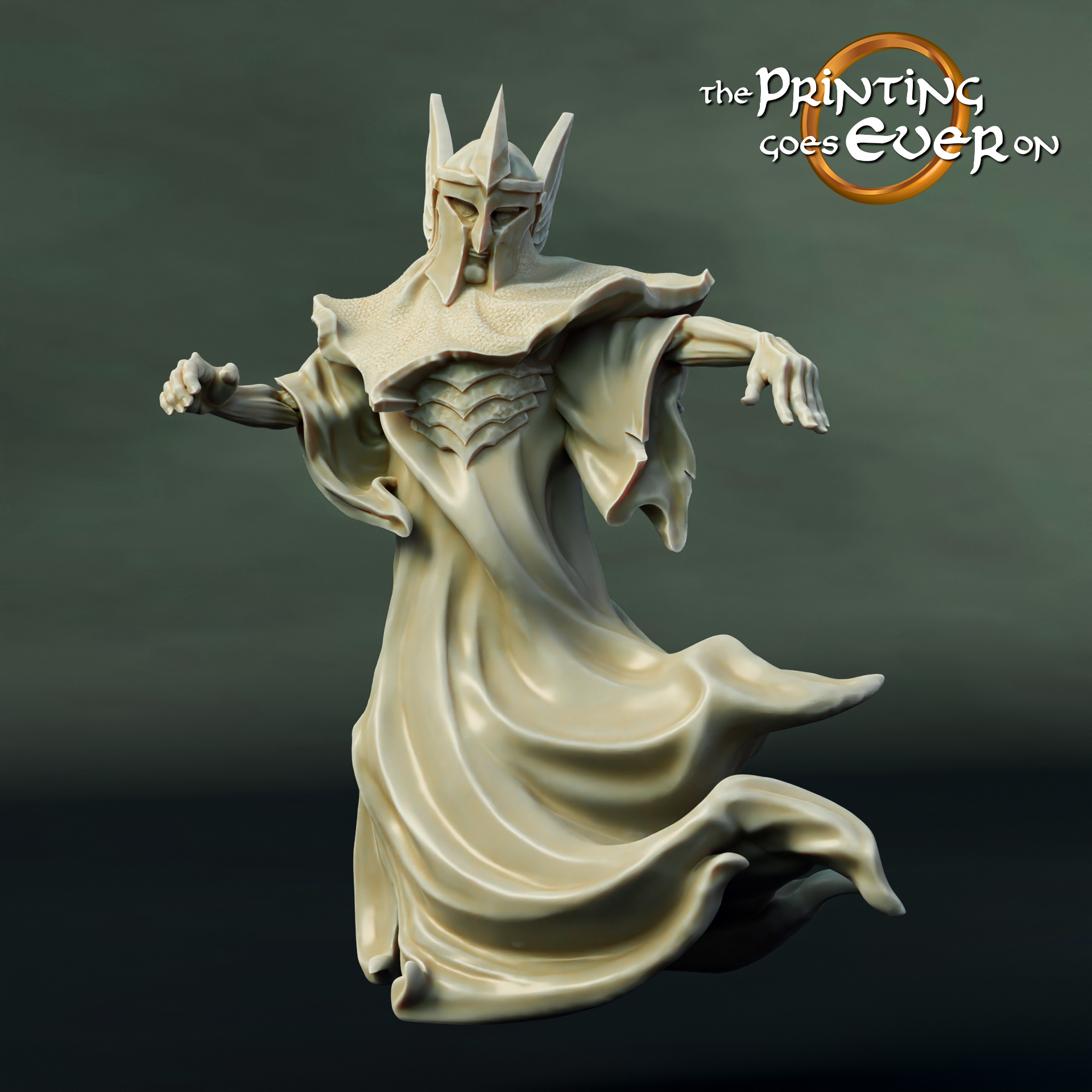 Wraith B - Presupported by The Printing Goes Ever On, is a proxy for Heretic Chorister, in Heretic Legion.