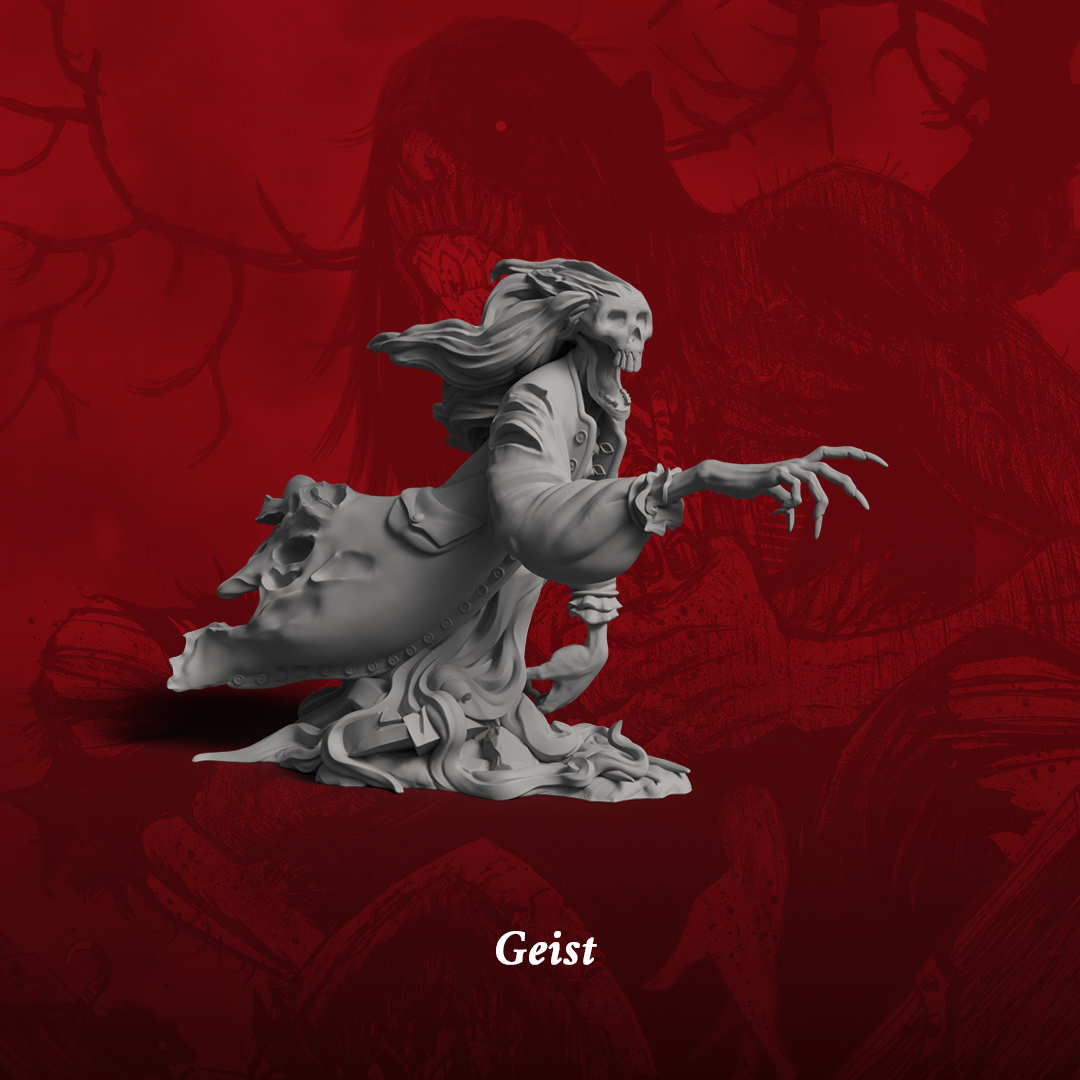 Geist - Bloody Hollow by ELECTI STUDIO, is a proxy for Heretic Chorister, in Heretic Legion.