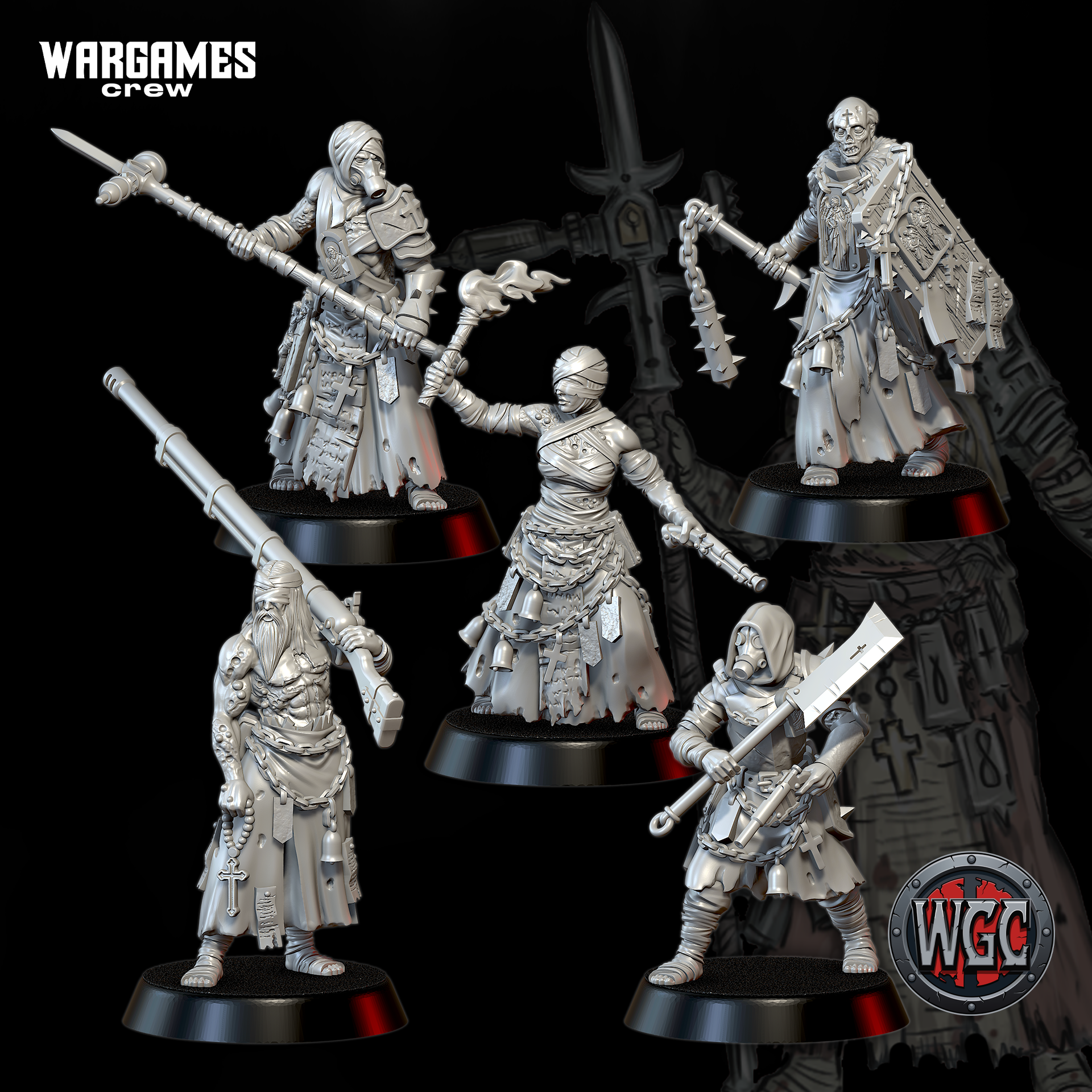 Pilgrim Still Standing squad by WargamesCrew, is a proxy for Trench Pilgrim, in Trench Pilgrims.