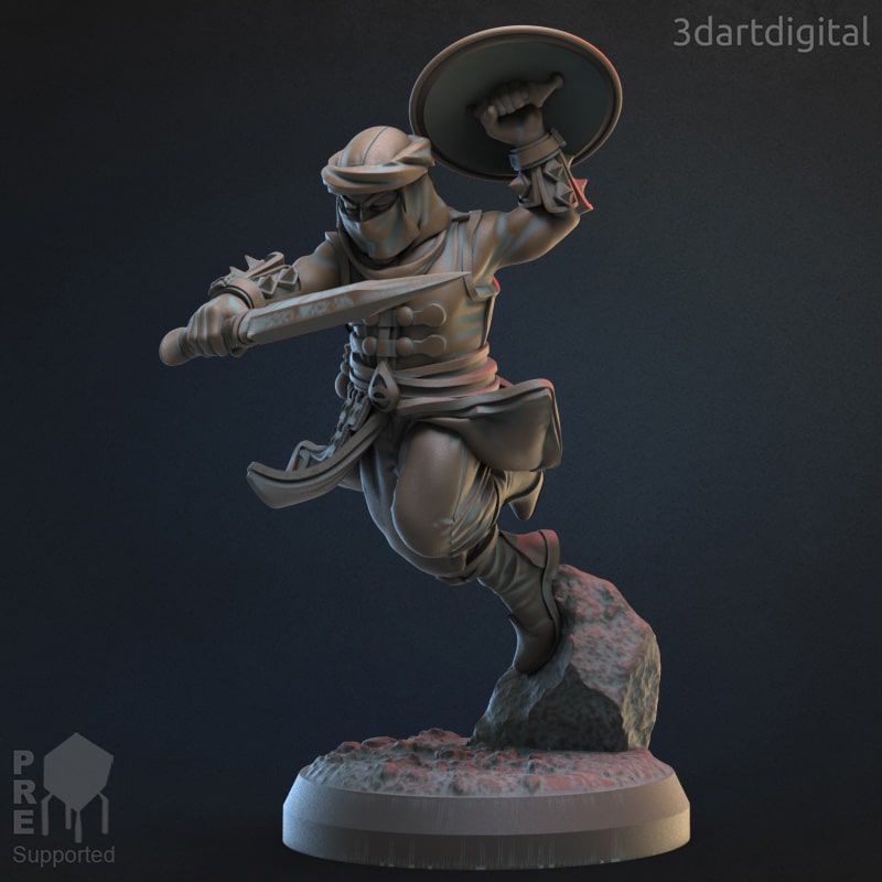 Pharsan Cultist Soldiers Male x4 by LegendLoom-3dartdigital - Image 3