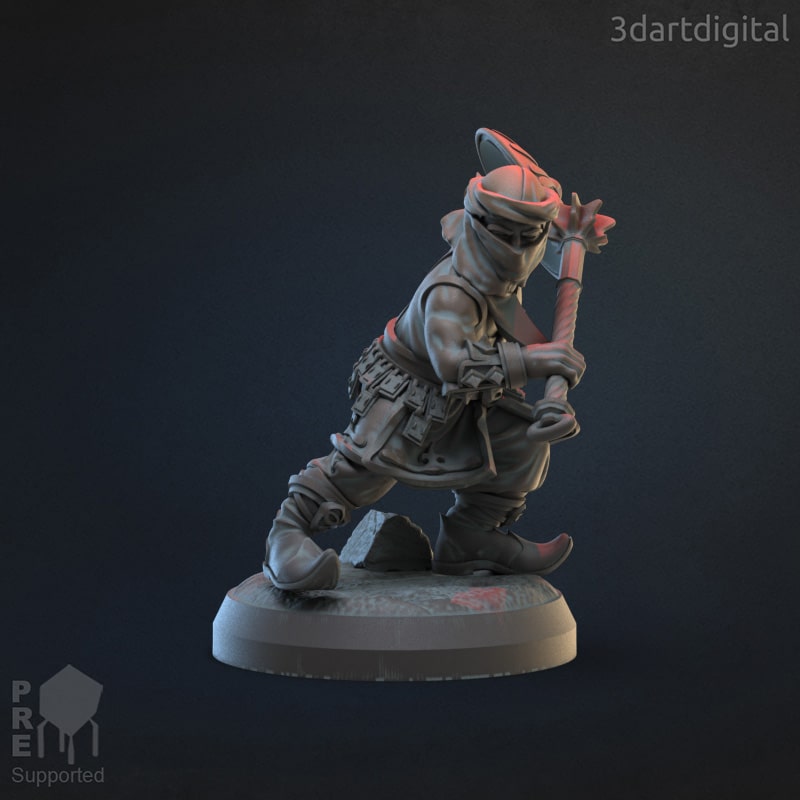 Pharsan Cultist Soldiers Male x4 by LegendLoom-3dartdigital - Image 2