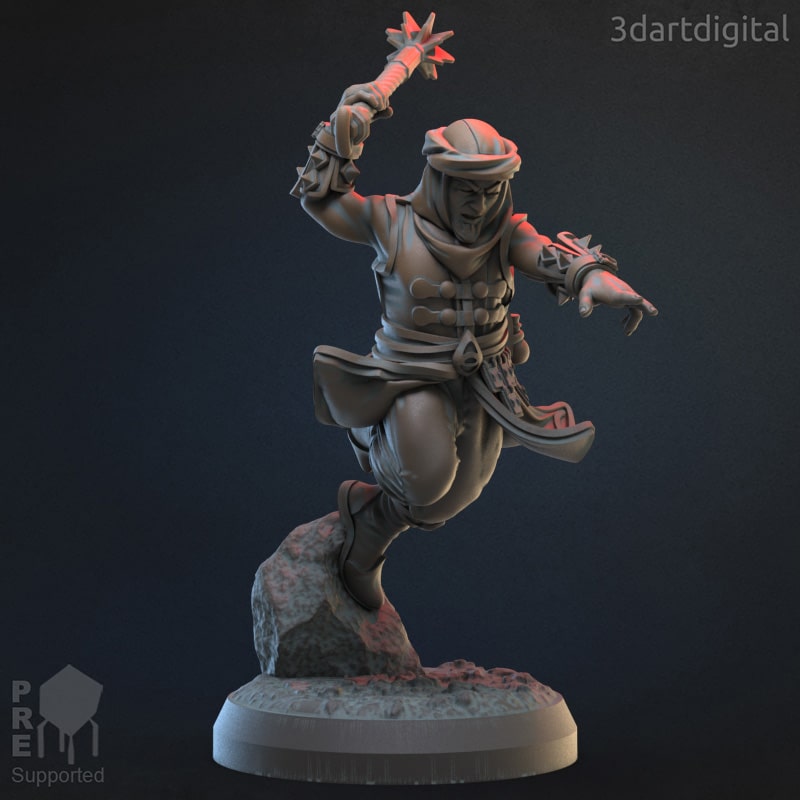 Pharsan Cultist Soldiers Male x4 by LegendLoom-3dartdigital - Image 5